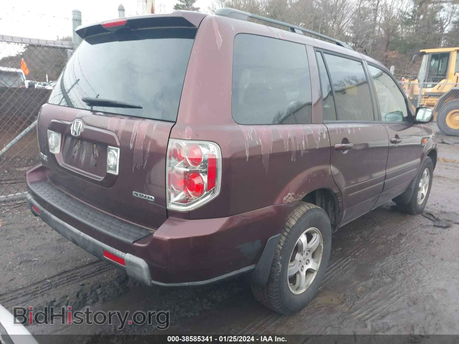 2007 HONDA PILOT - VIN: 2HKYF18667H501505 - Фото 4