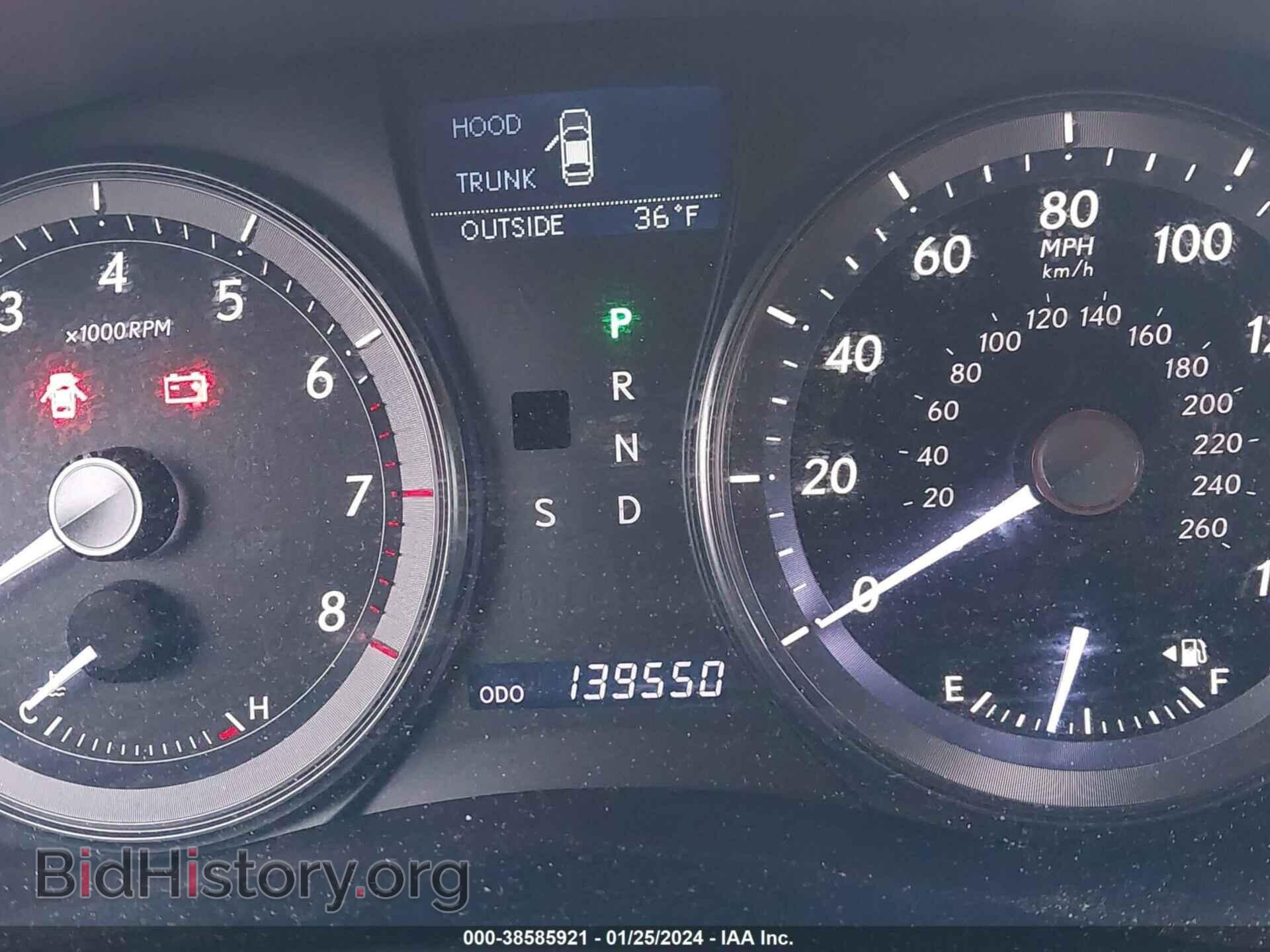2011 LEXUS ES 350 - VIN: JTHBK1EG7B2464956 - Фото 7