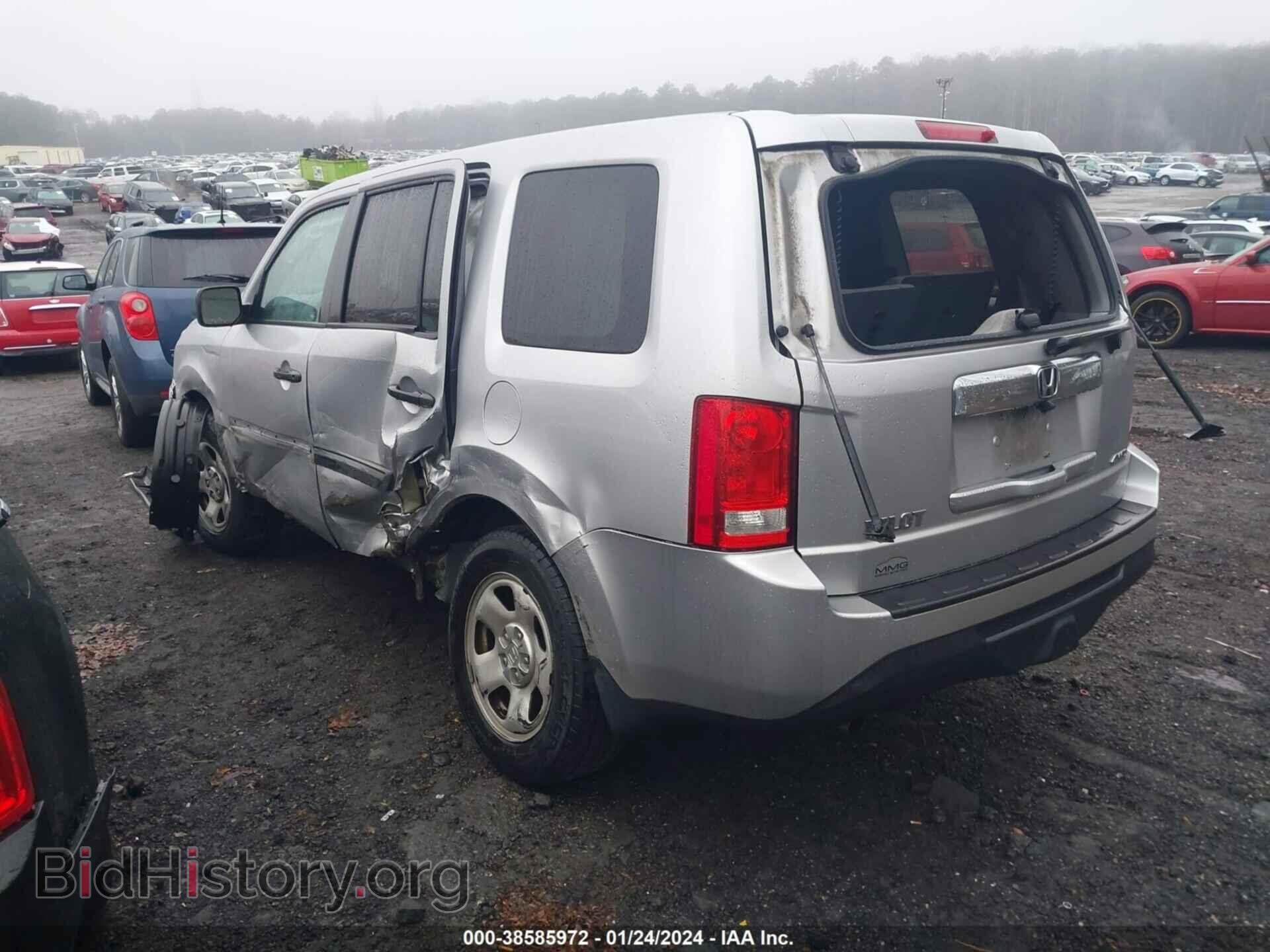 2012 HONDA PILOT - VIN: 5FNYF4H21CB016454 - Фото 3