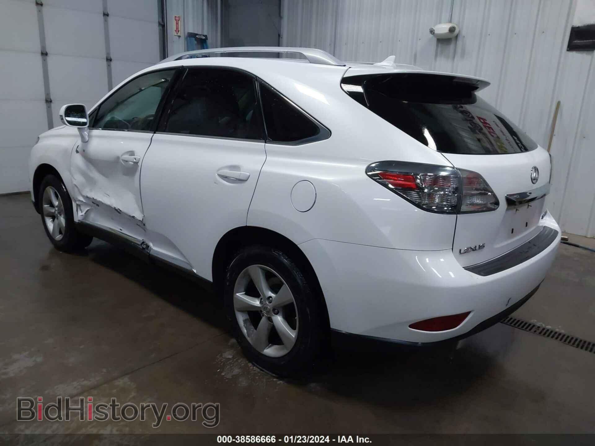 2010 LEXUS RX 350 - VIN: 2T2BK1BA6AC041802 - Фото 3