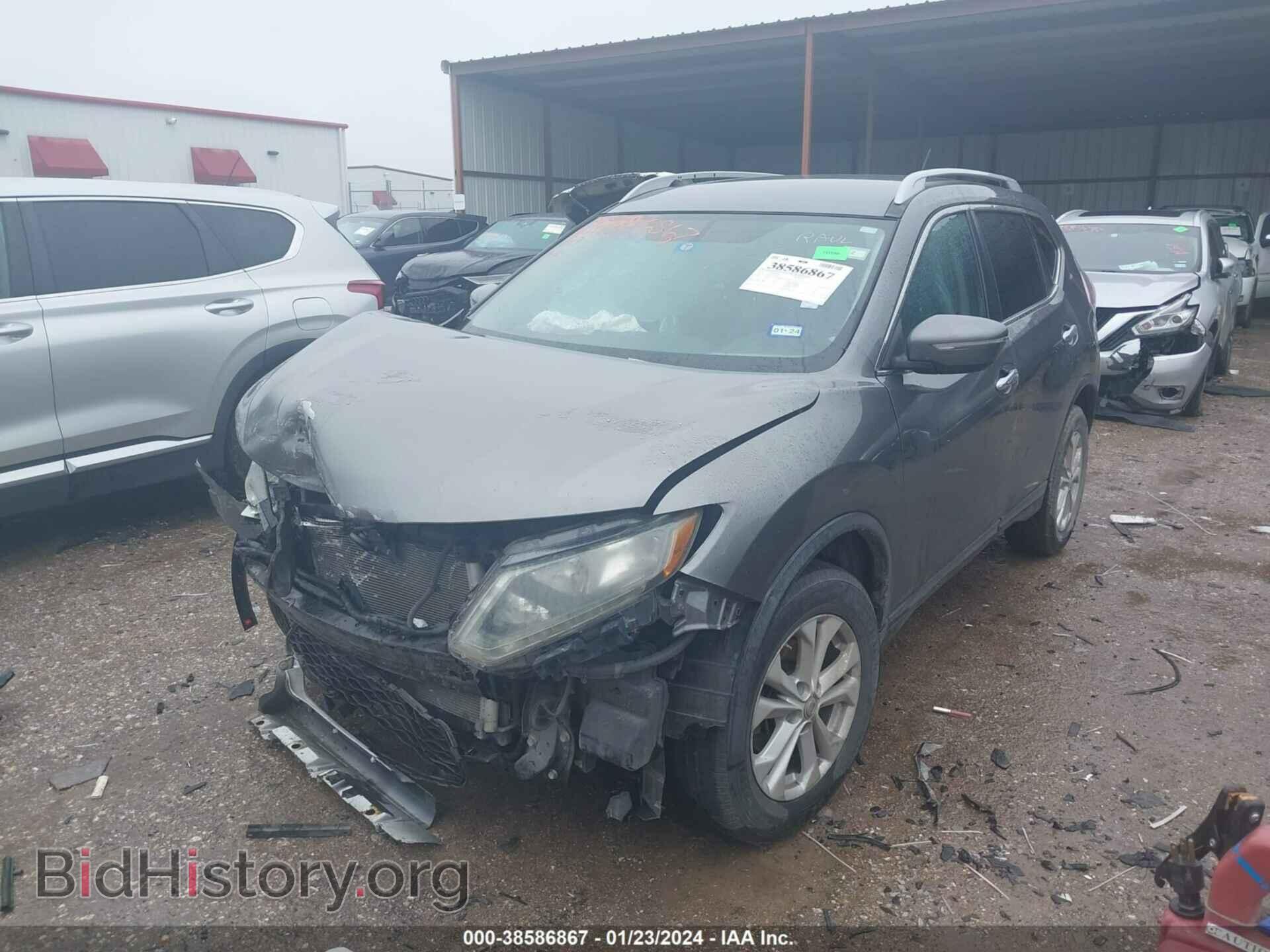 2014 NISSAN ROGUE - VIN: 5N1AT2MV1EC792464 - Фото 2