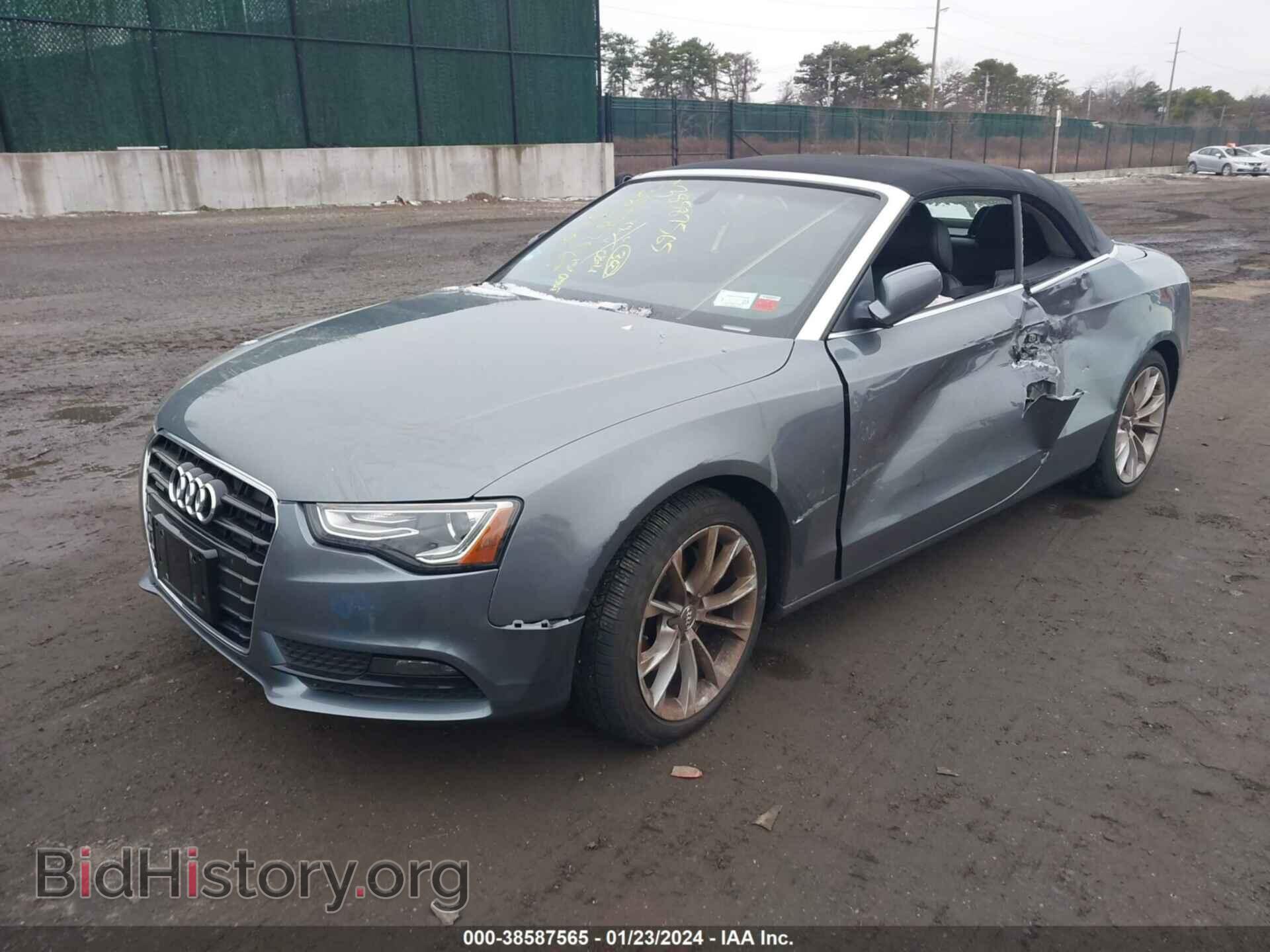 2014 AUDI A5 - VIN: WAULFAFH6EN000512 - Фото 2