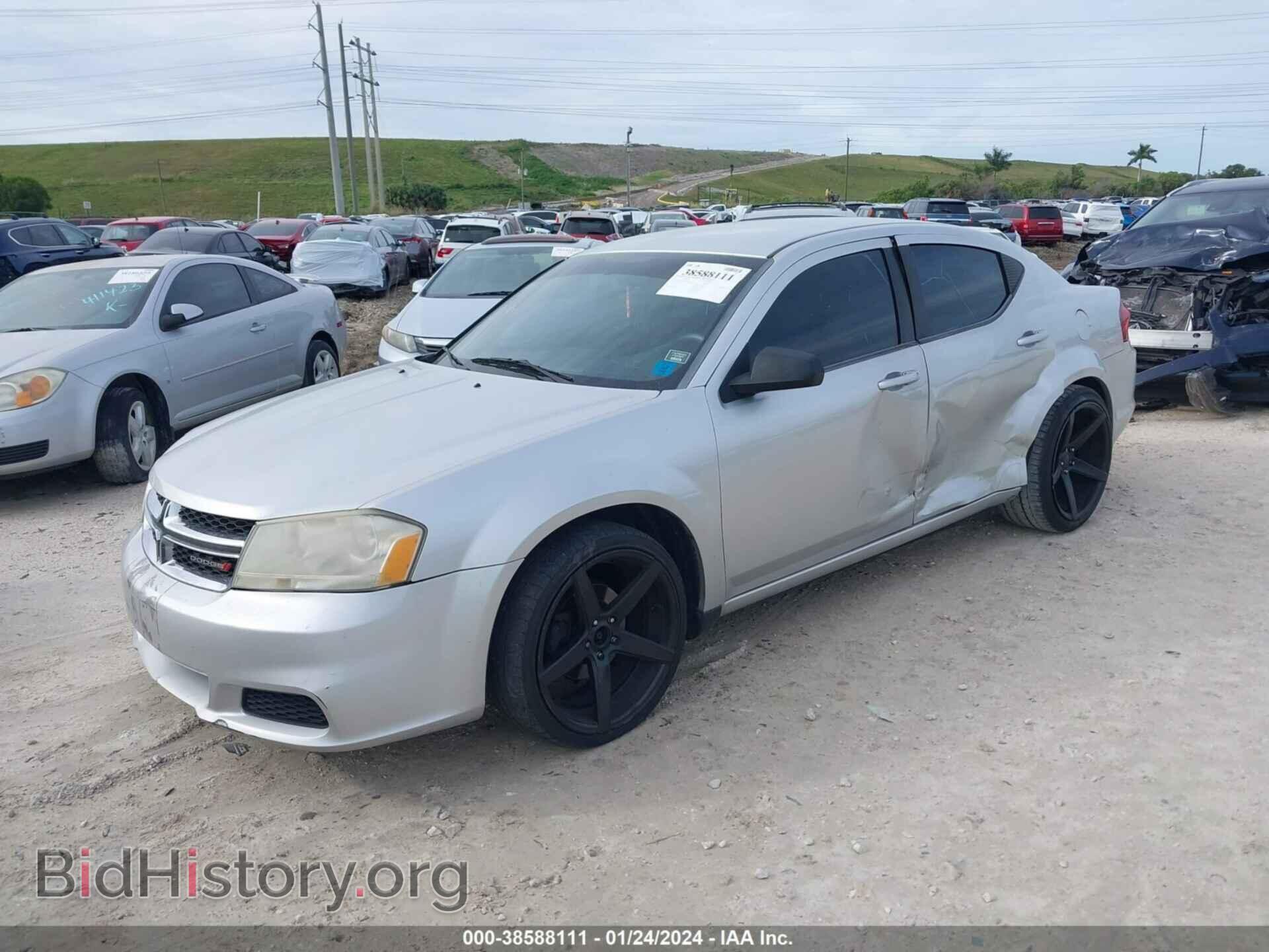 2012 DODGE AVENGER - VIN: 1C3CDZAB2CN219883 - Фото 2