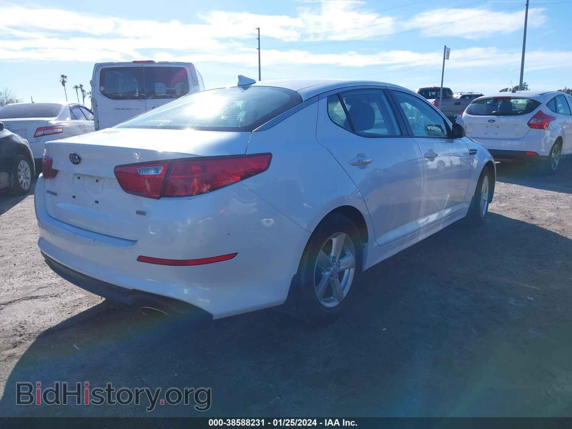 2015 KIA OPTIMA - VIN: KNAGM4A75F5594518 - Photo 4
