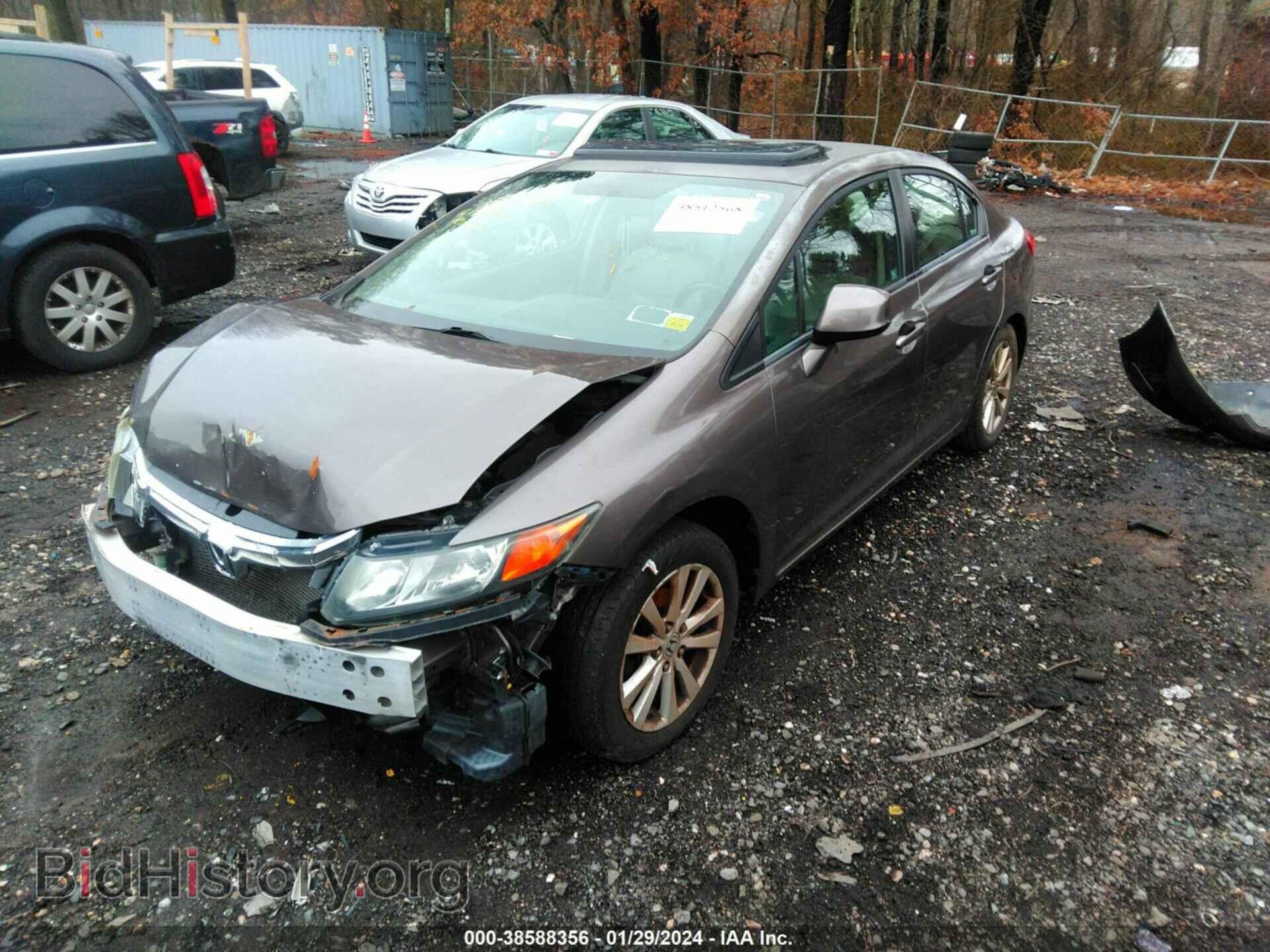 2012 HONDA CIVIC - VIN: 2HGFB2F92CH527450 - Photo 2