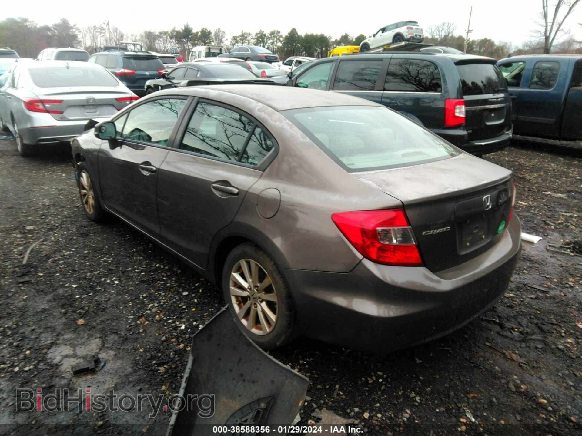 2012 HONDA CIVIC - VIN: 2HGFB2F92CH527450 - Photo 3