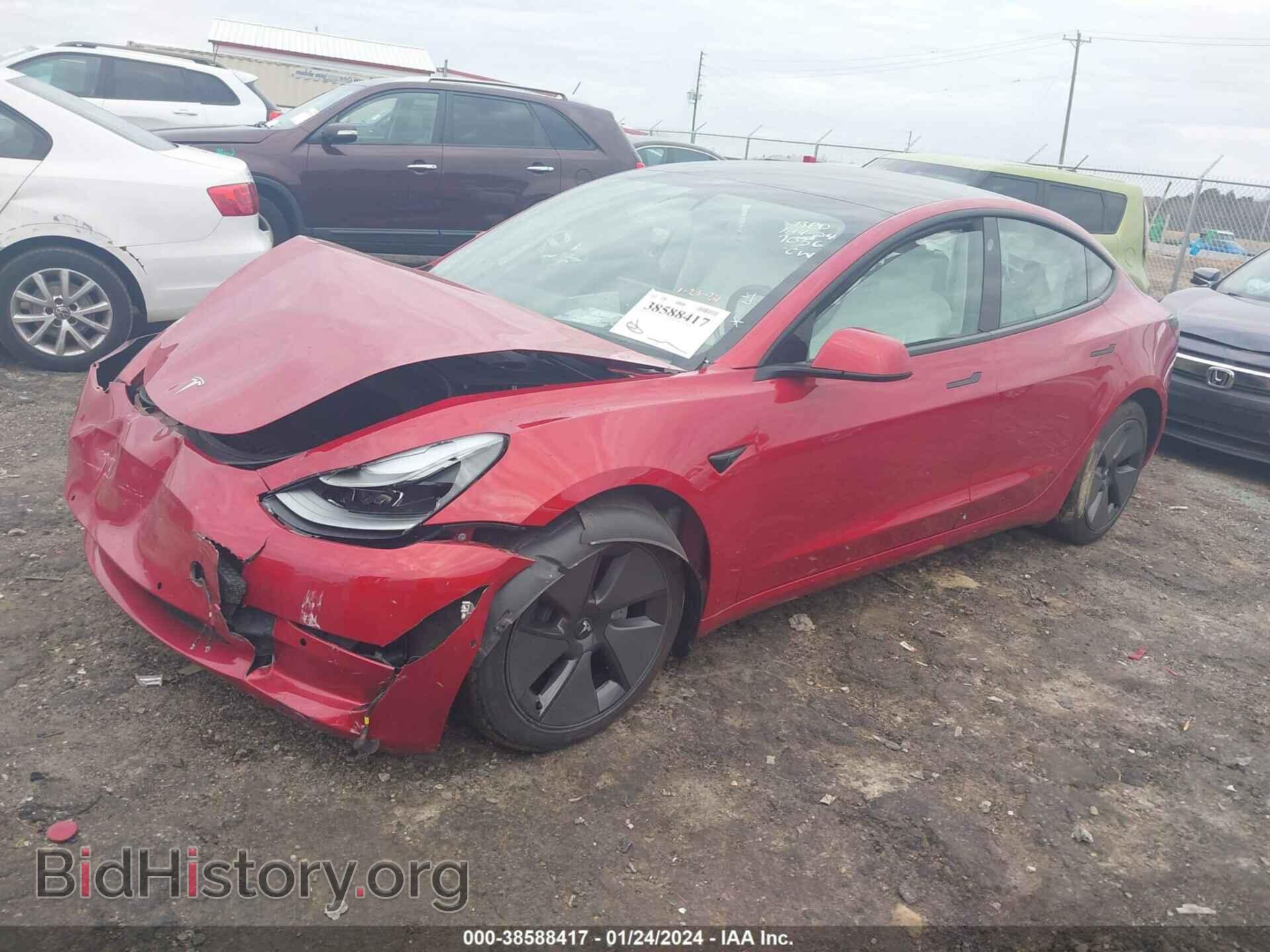 2021 TESLA MODEL 3 - VIN: 5YJ3E1EB6MF927056 - Фото 2