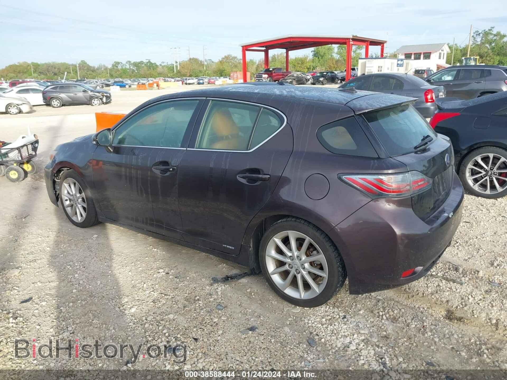 2011 LEXUS CT 200H - VIN: JTHKD5BH5B2037077 - Фото 3