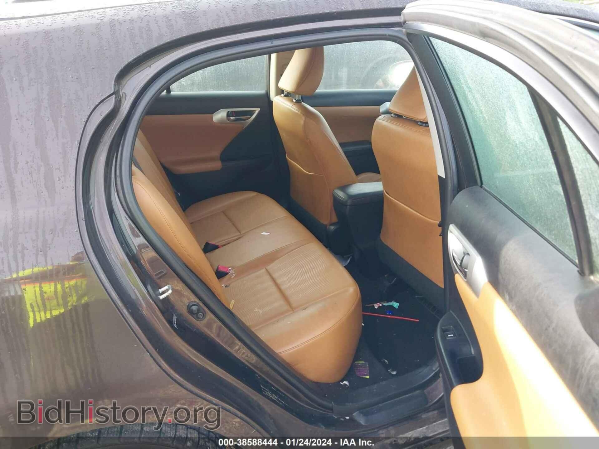 2011 LEXUS CT 200H - VIN: JTHKD5BH5B2037077 - Фото 8