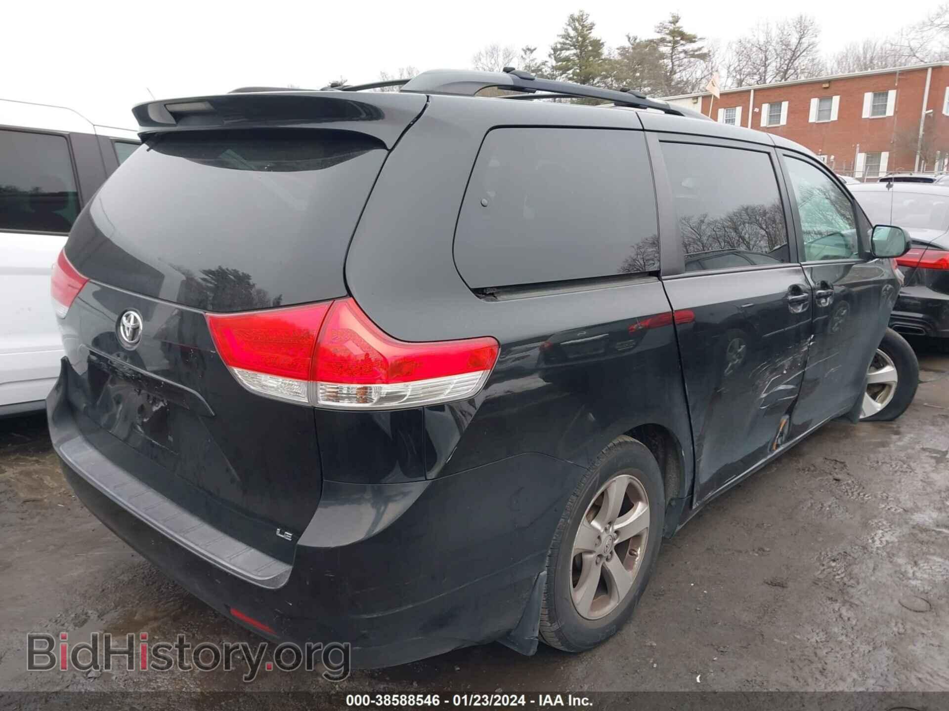 2013 TOYOTA SIENNA - VIN: 5TDKK3DC8DS370804 - Фото 4