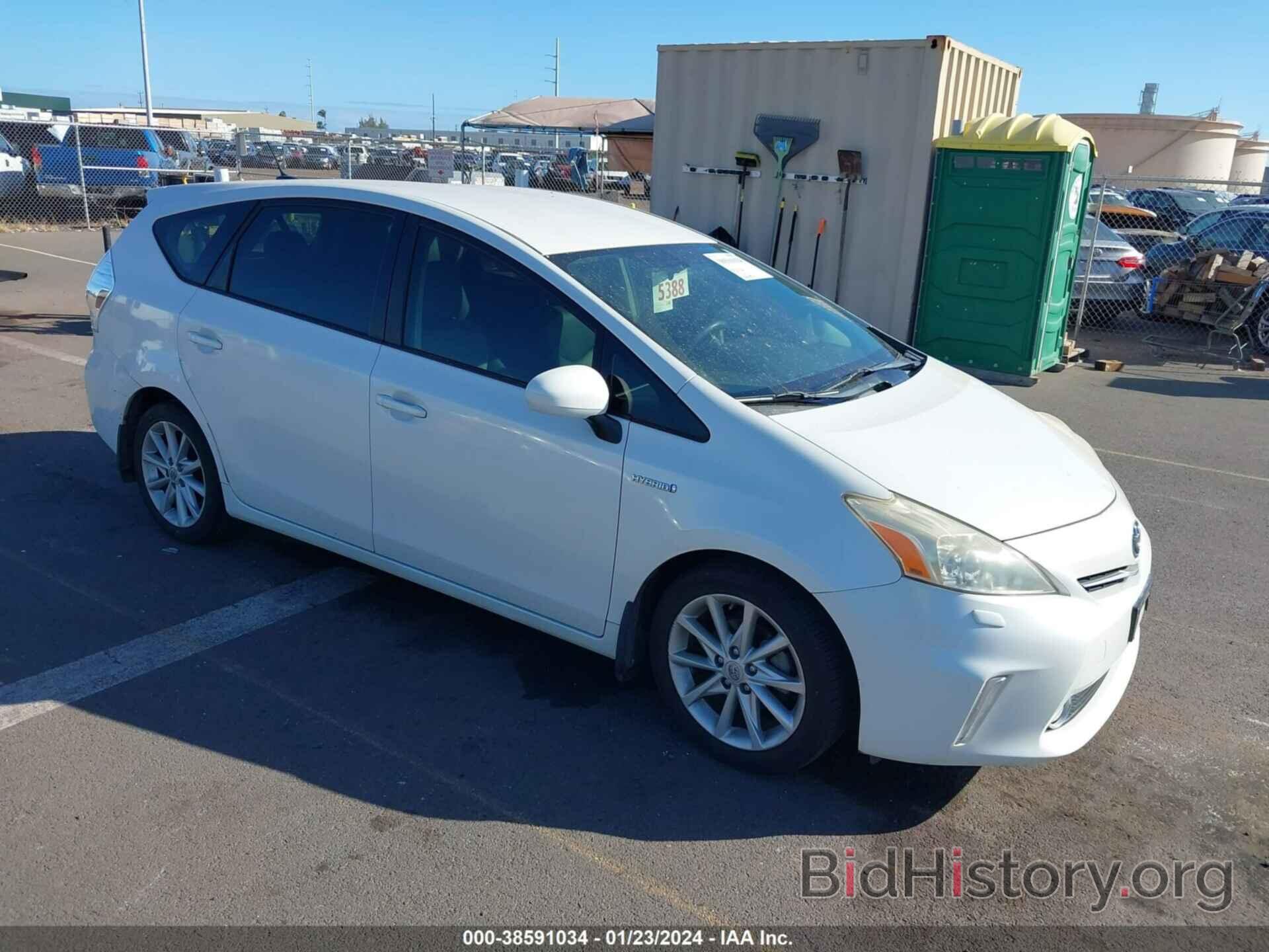 Photo JTDZN3EUXC3166227 - TOYOTA PRIUS V 2012