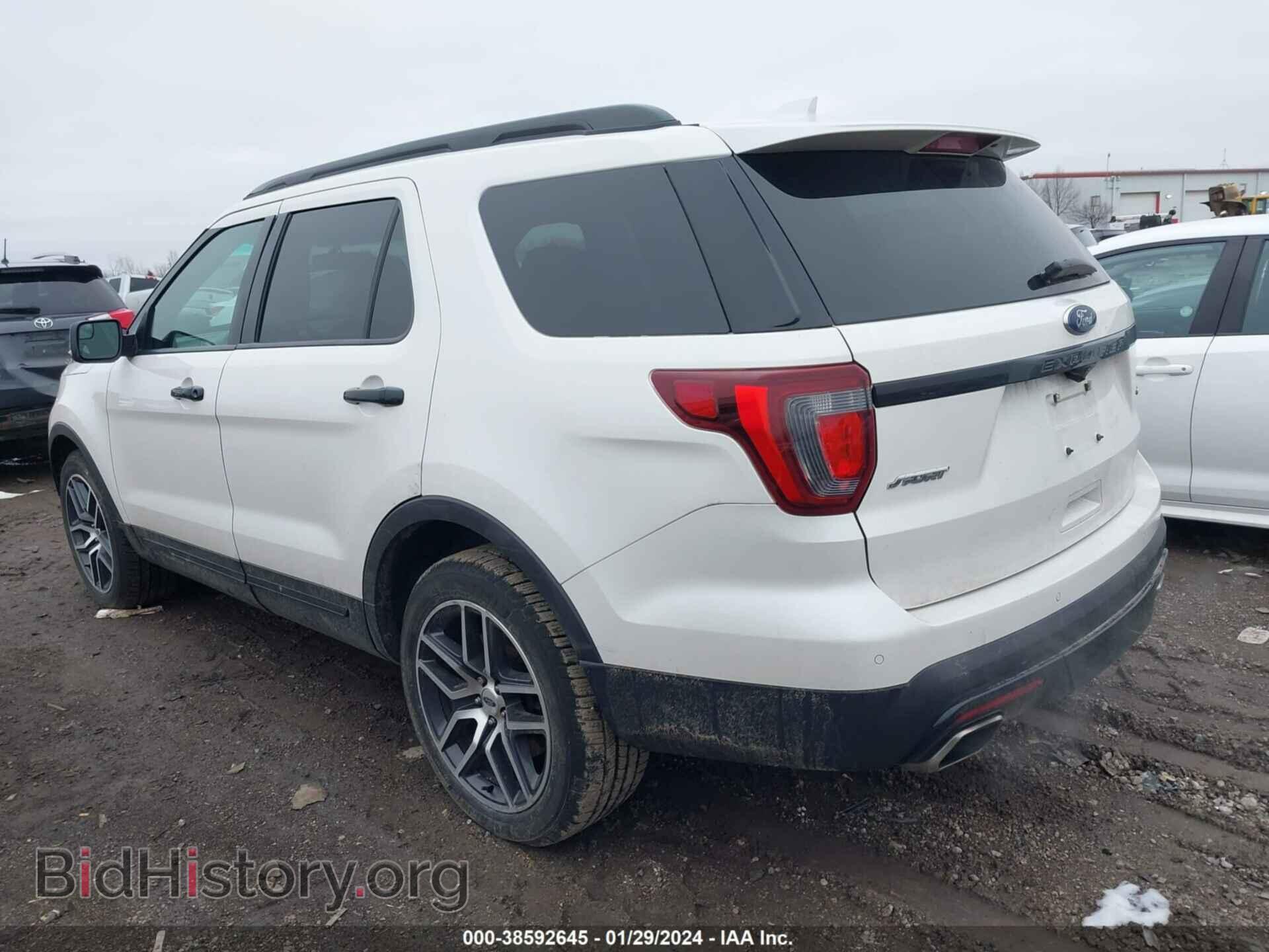 2016 FORD EXPLORER - VIN: 1FM5K8GT2GGC84887 - Фото 3