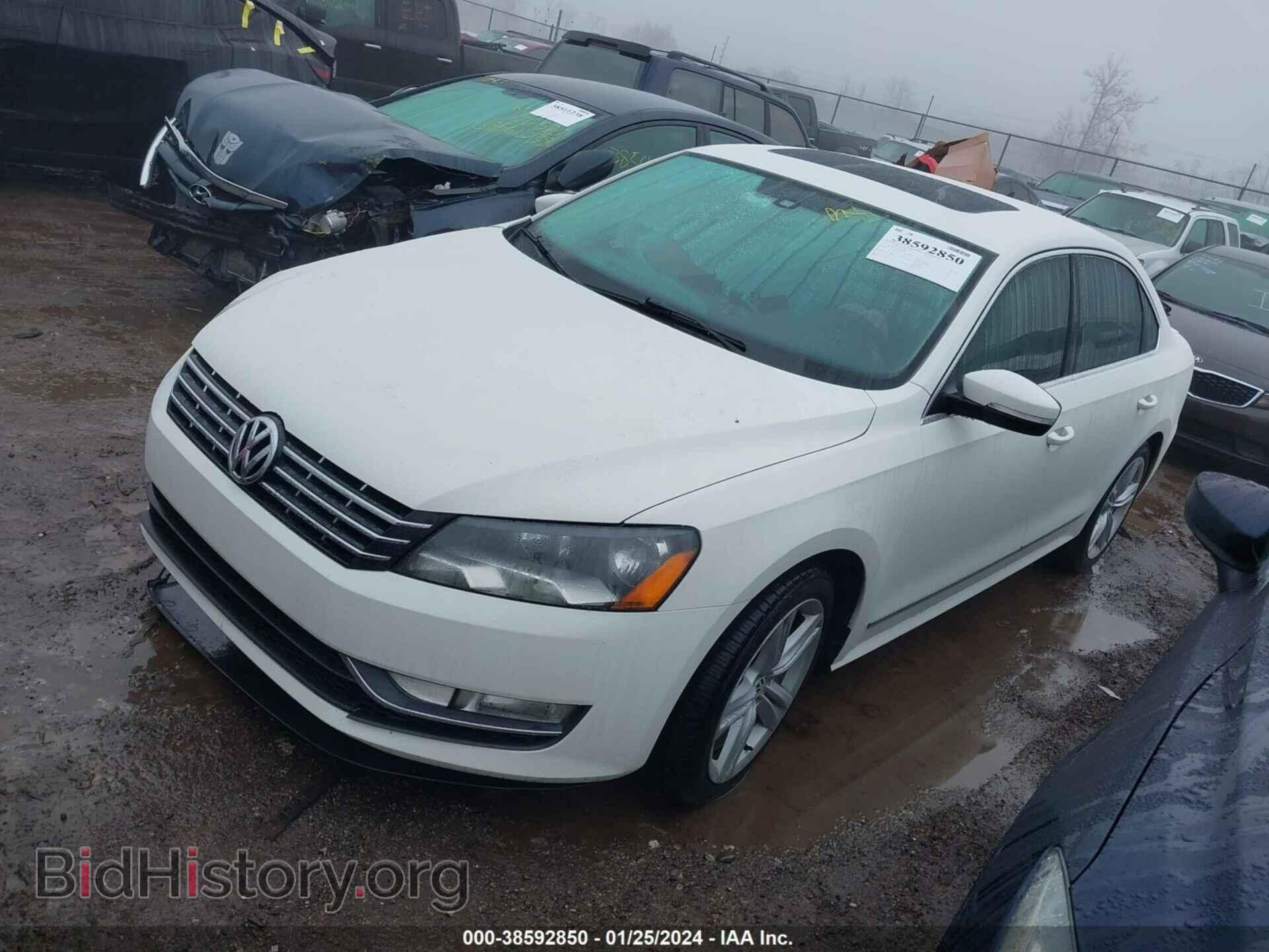 2014 VOLKSWAGEN PASSAT - VIN: 1VWCN7A36EC008543 - Фото 2