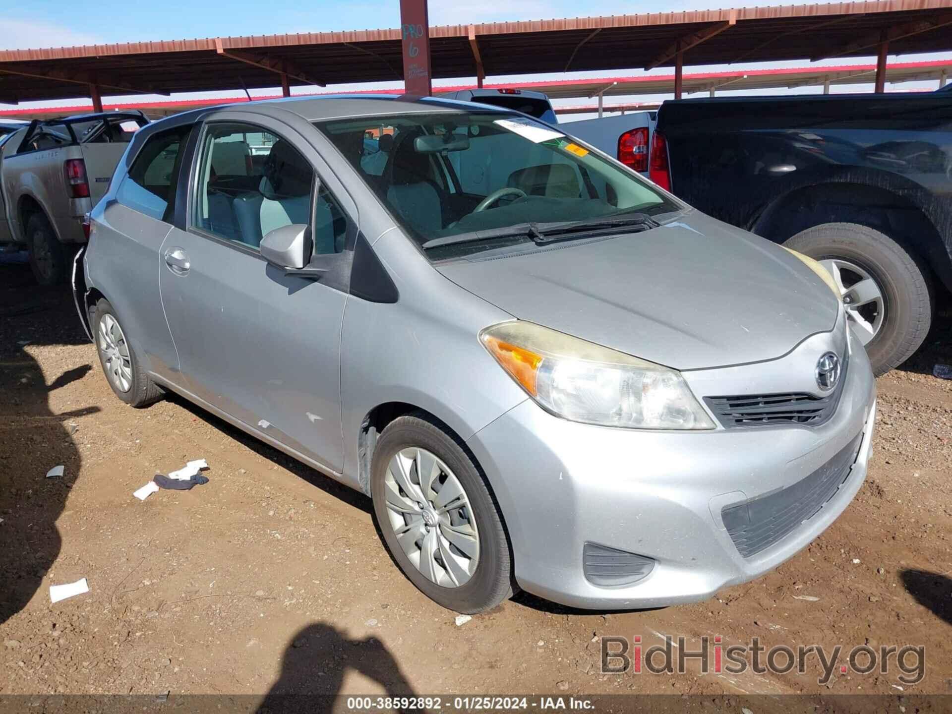 Photo JTDJTUD34CD524630 - TOYOTA YARIS 2012