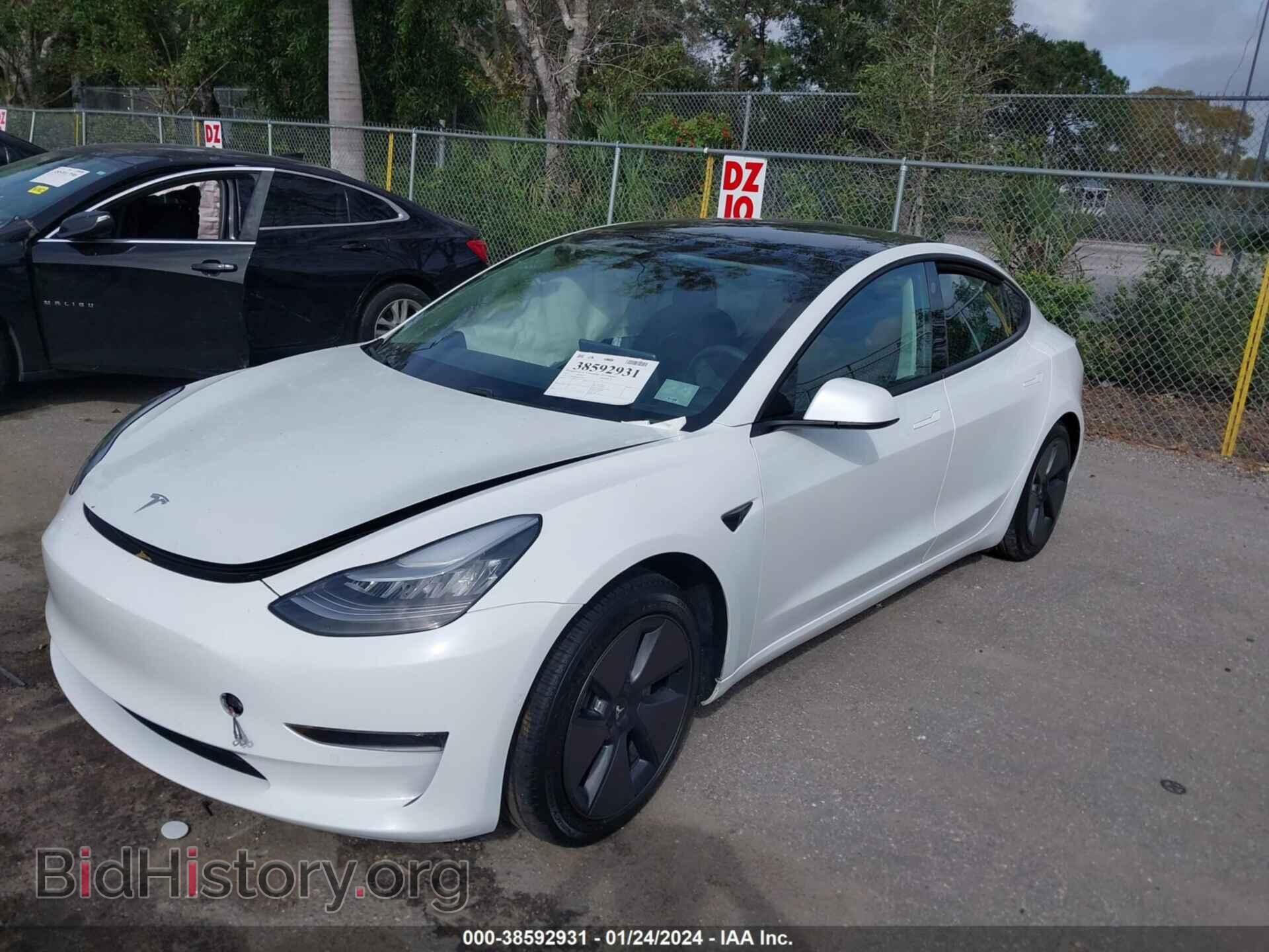 2021 TESLA MODEL 3 - VIN: 5YJ3E1EA9MF853672 - Фото 2