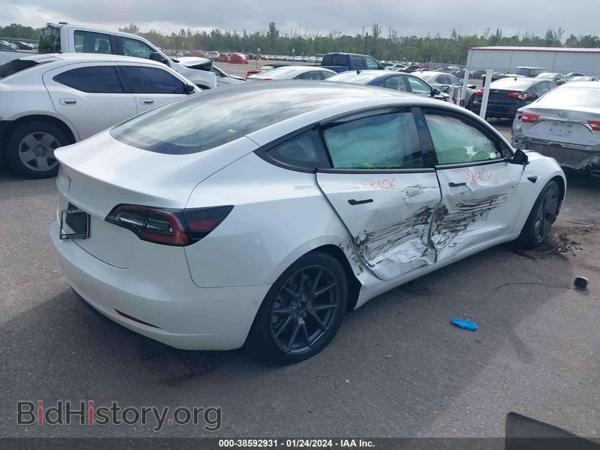 2021 TESLA MODEL 3 - VIN: 5YJ3E1EA9MF853672 - Фото 4