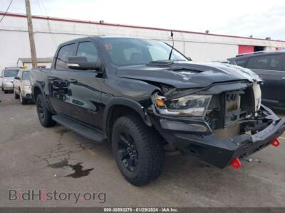 2020 RAM 1500 Rebel 4X4 5'7 Box, black — VIN 1C6SRFLMXLN204514, IAAI
