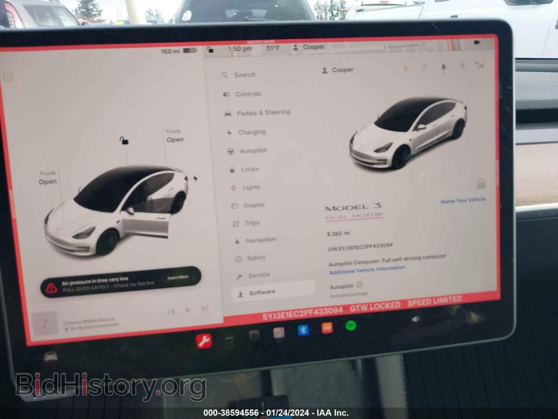 2023 TESLA MODEL 3 - VIN: 5YJ3E1EC2PF433094 - Фото 7