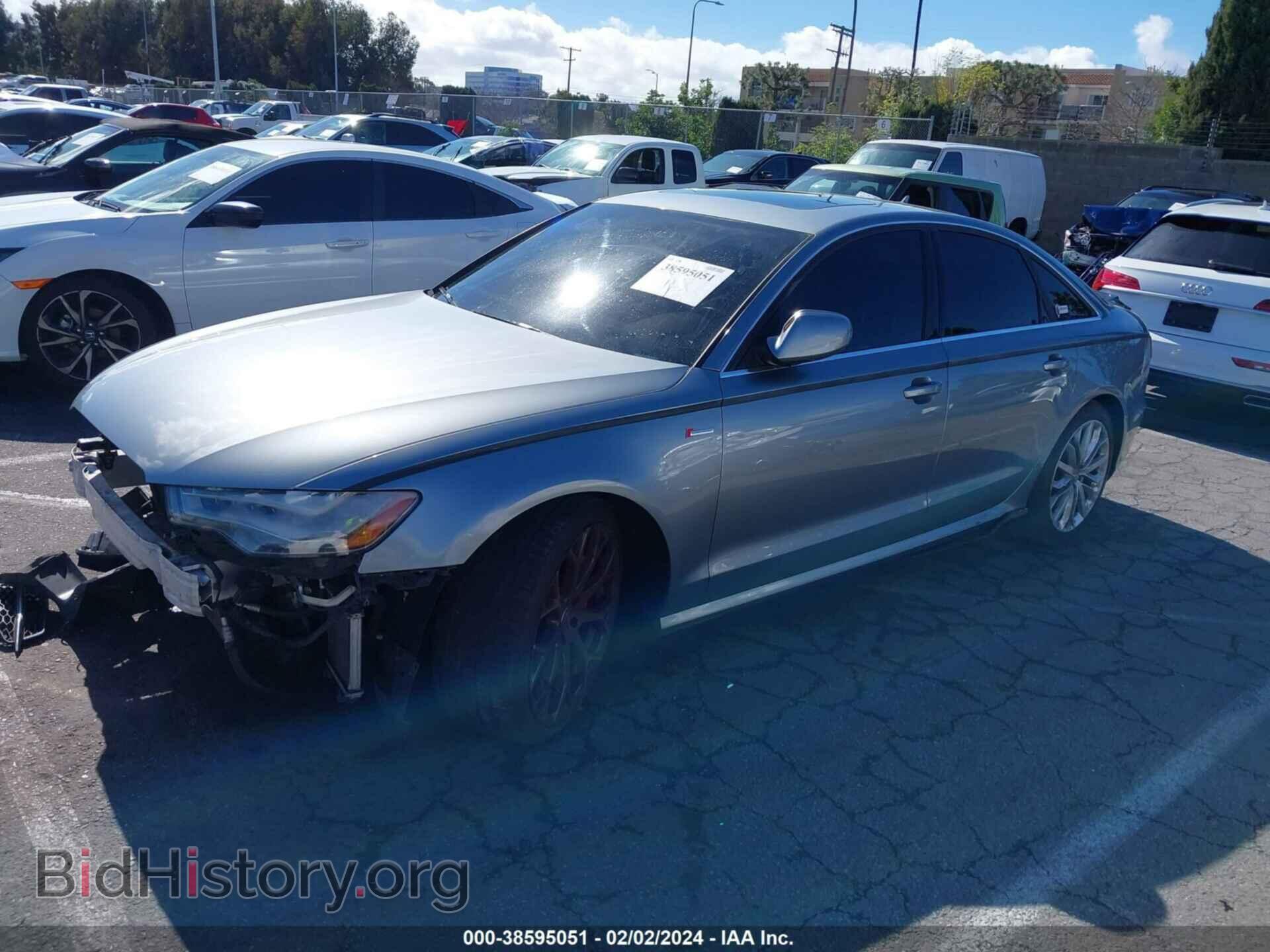 2012 AUDI A6 - VIN: WAUBGAFC8CN005933 - Фото 2