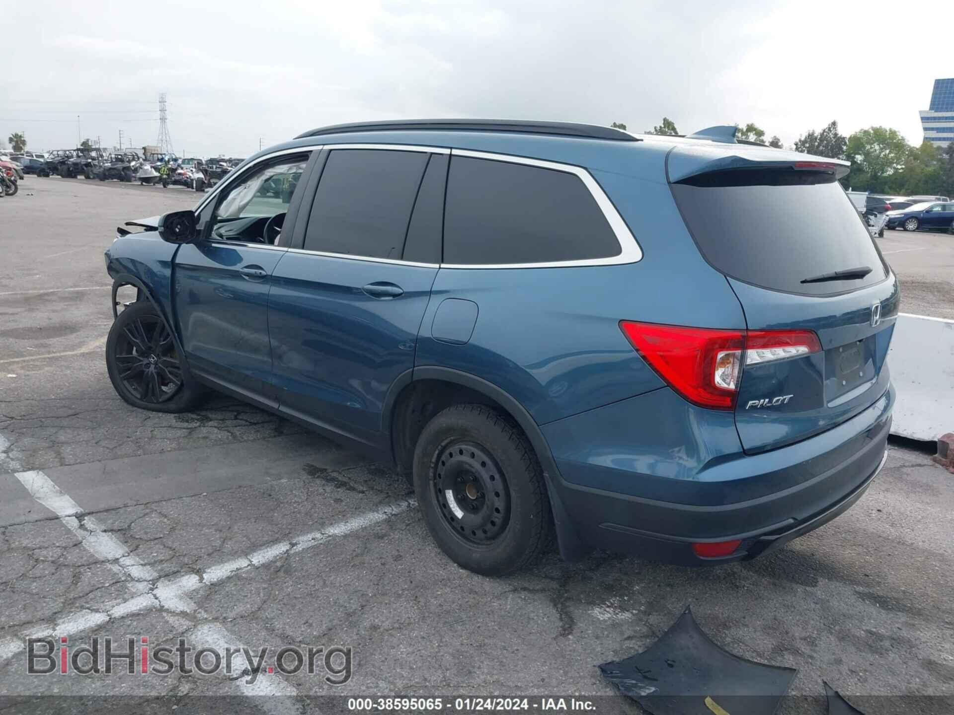 2021 HONDA PILOT - VIN: 5FNYF5H28MB008083 - Фото 3