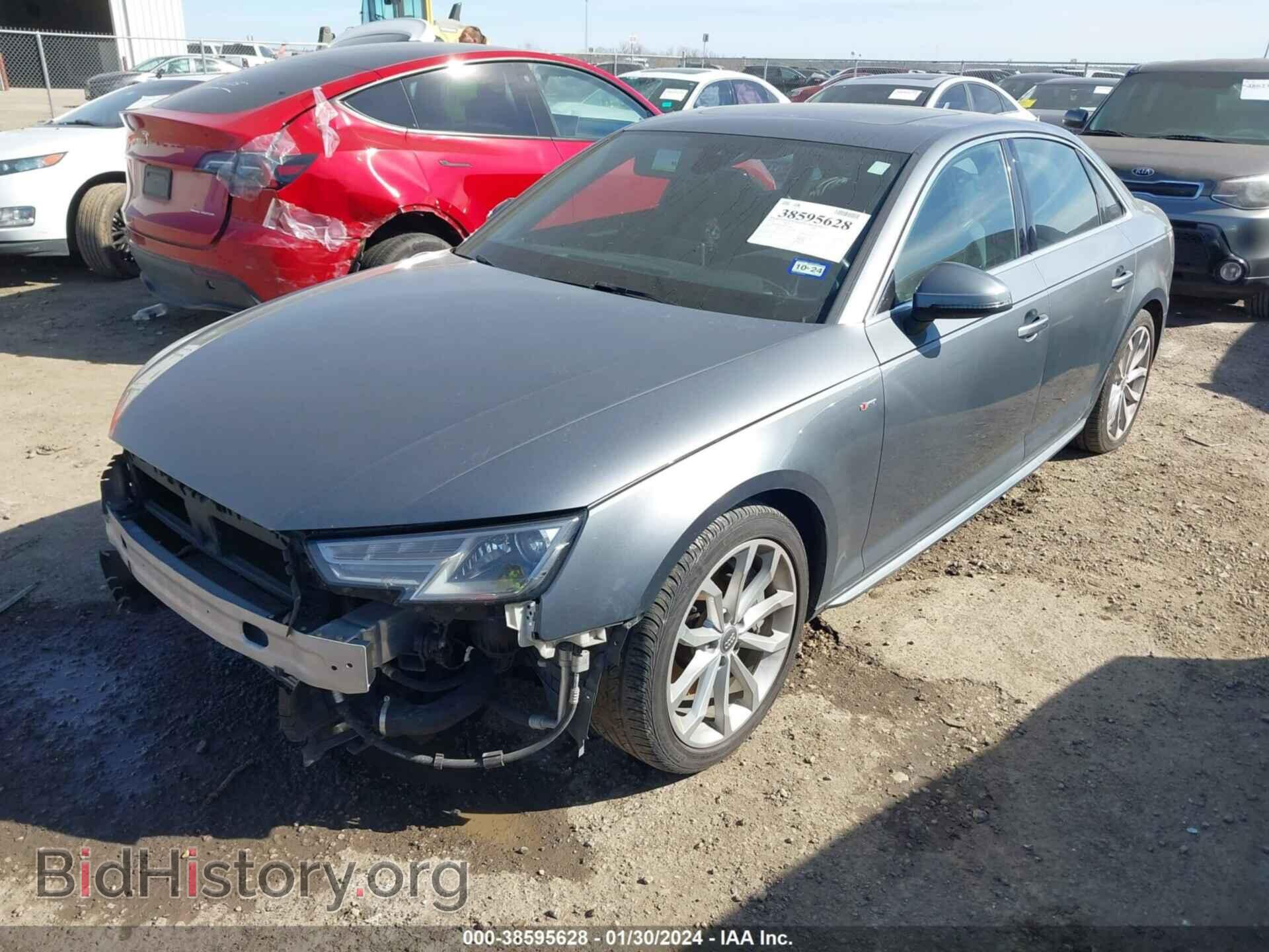 2019 AUDI A4 - VIN: WAUDNAF44KA016909 - Фото 2