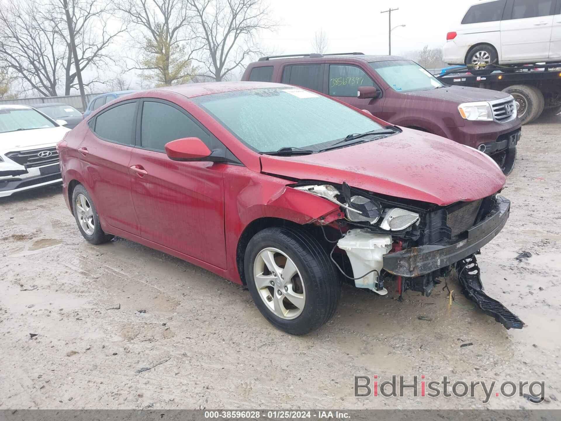 Photo 5NPDH4AE2FH567690 - HYUNDAI ELANTRA 2015