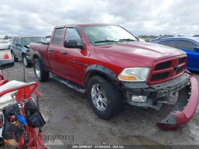 2012 RAM 1500 ST, burgundy — VIN 1C6RD6FT2CS159098, IAAI
