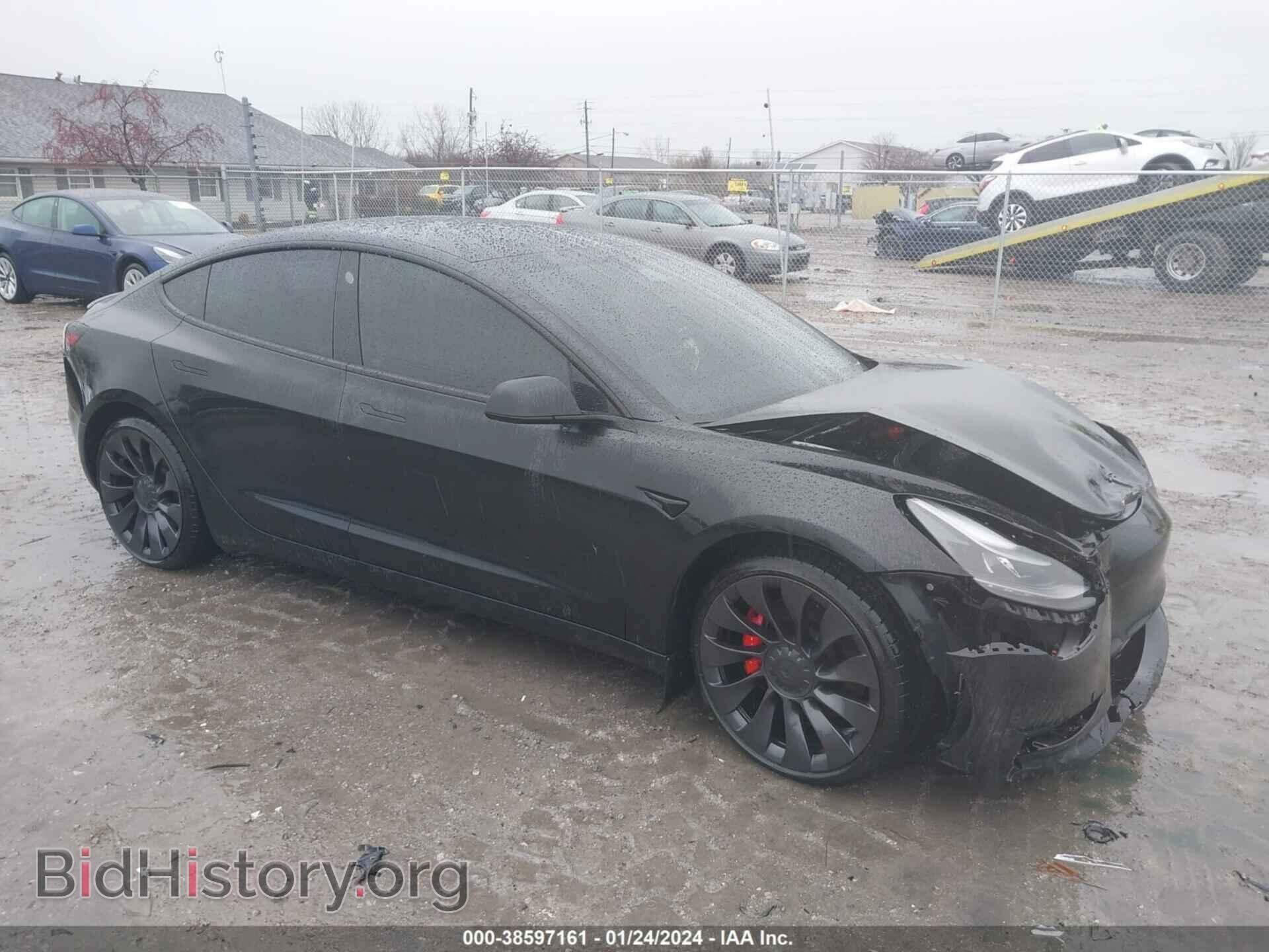 Photo 5YJ3E1EC3MF914256 - TESLA MODEL 3 2021