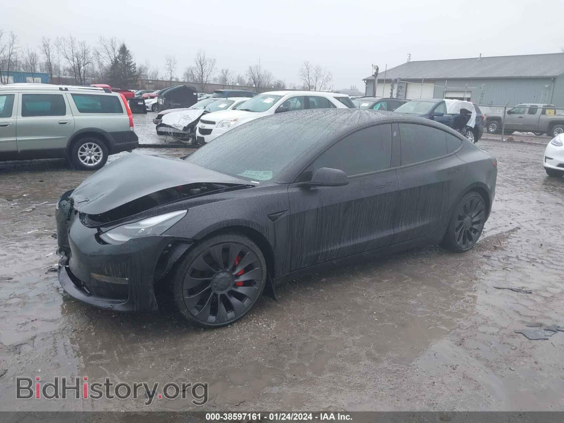 2021 TESLA MODEL 3 - VIN: 5YJ3E1EC3MF914256 - Фото 2
