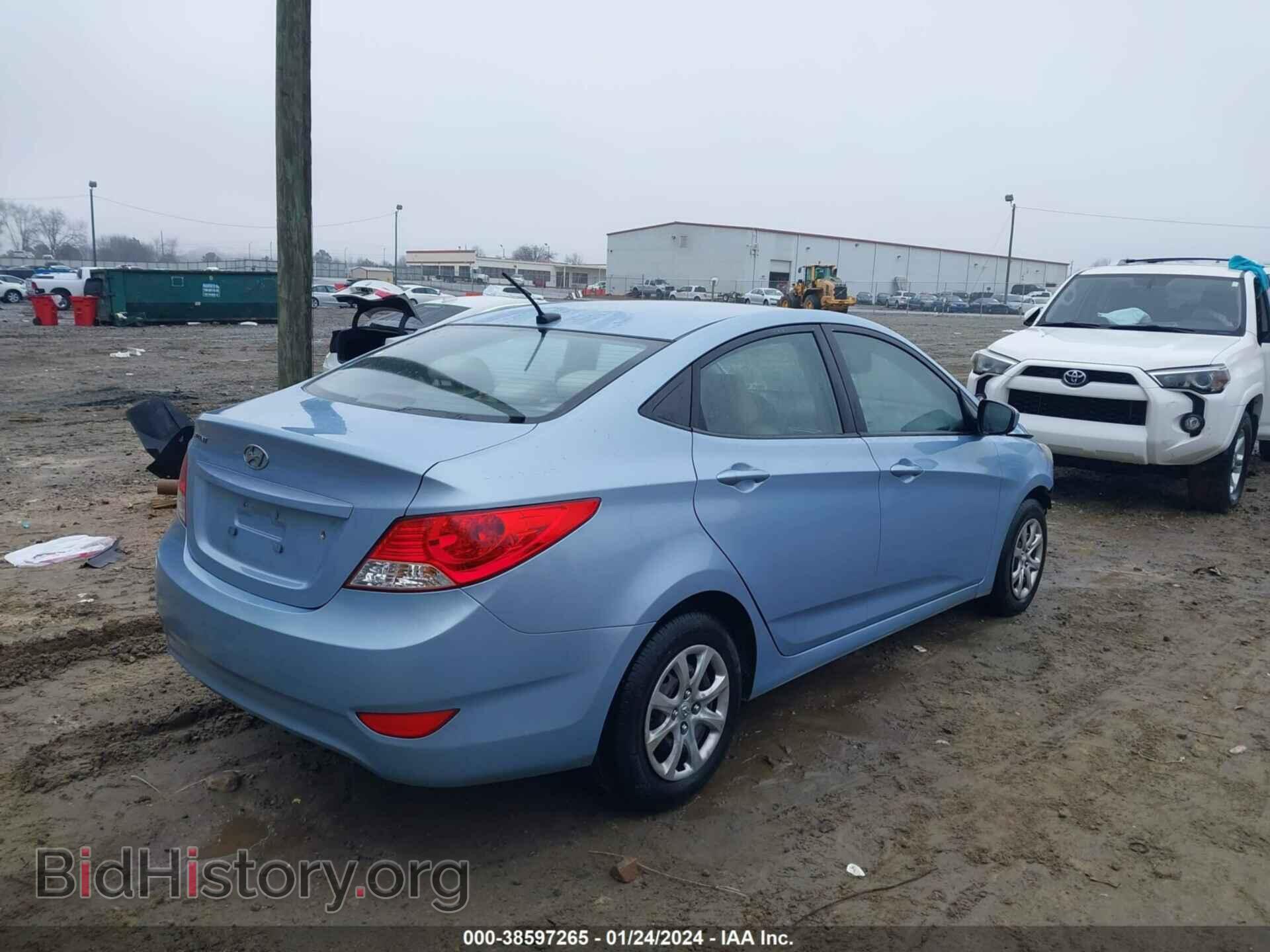 2013 HYUNDAI ACCENT - VIN: KMHCT4AE9DU520035 - Фото 4