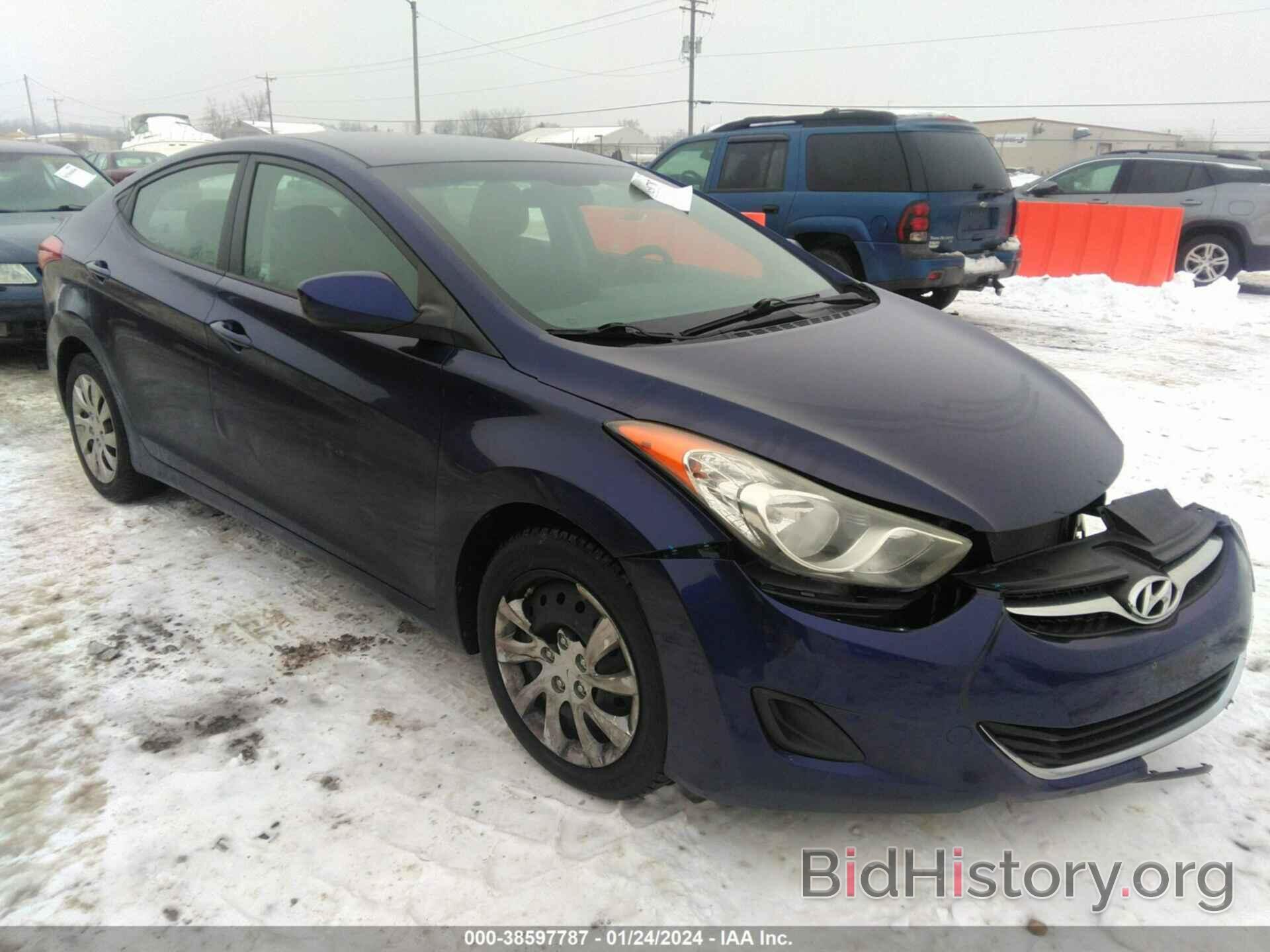 Photo 5NPDH4AE9BH030079 - HYUNDAI ELANTRA 2011