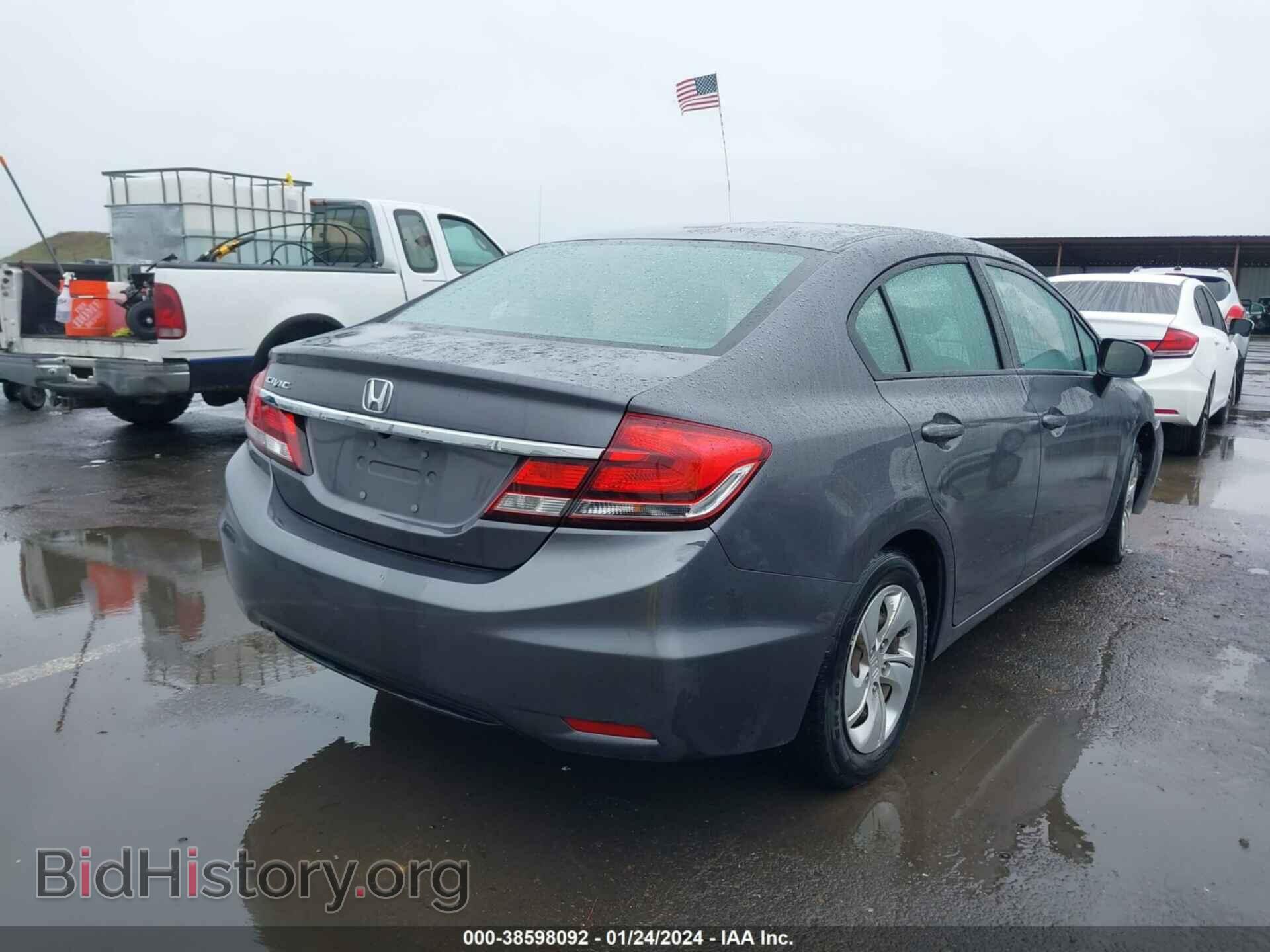 2014 HONDA CIVIC - VIN: 19XFB2F57EE238168 - Фото 4