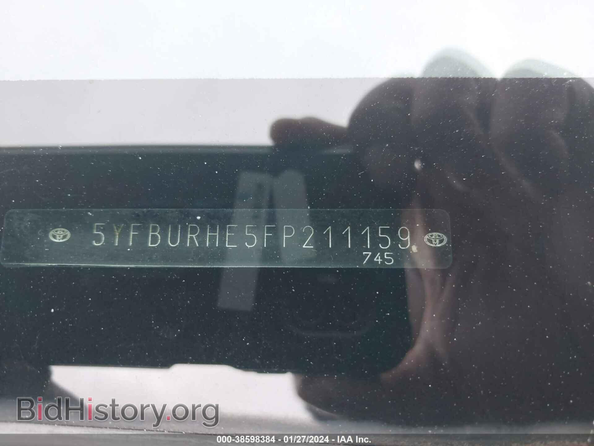 2015 TOYOTA COROLLA - VIN: 5YFBURHE5FP211159 - Фото 9