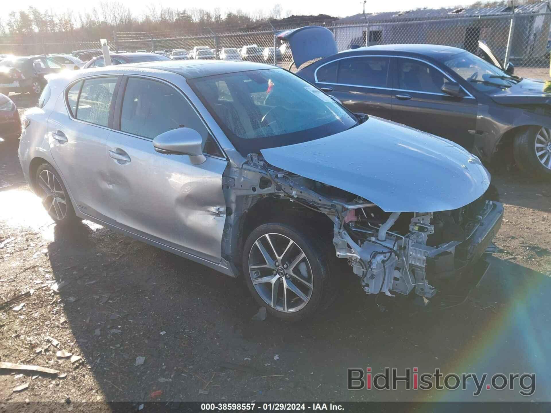 Photo JTHKD5BH6G2251244 - LEXUS CT 200H 2016