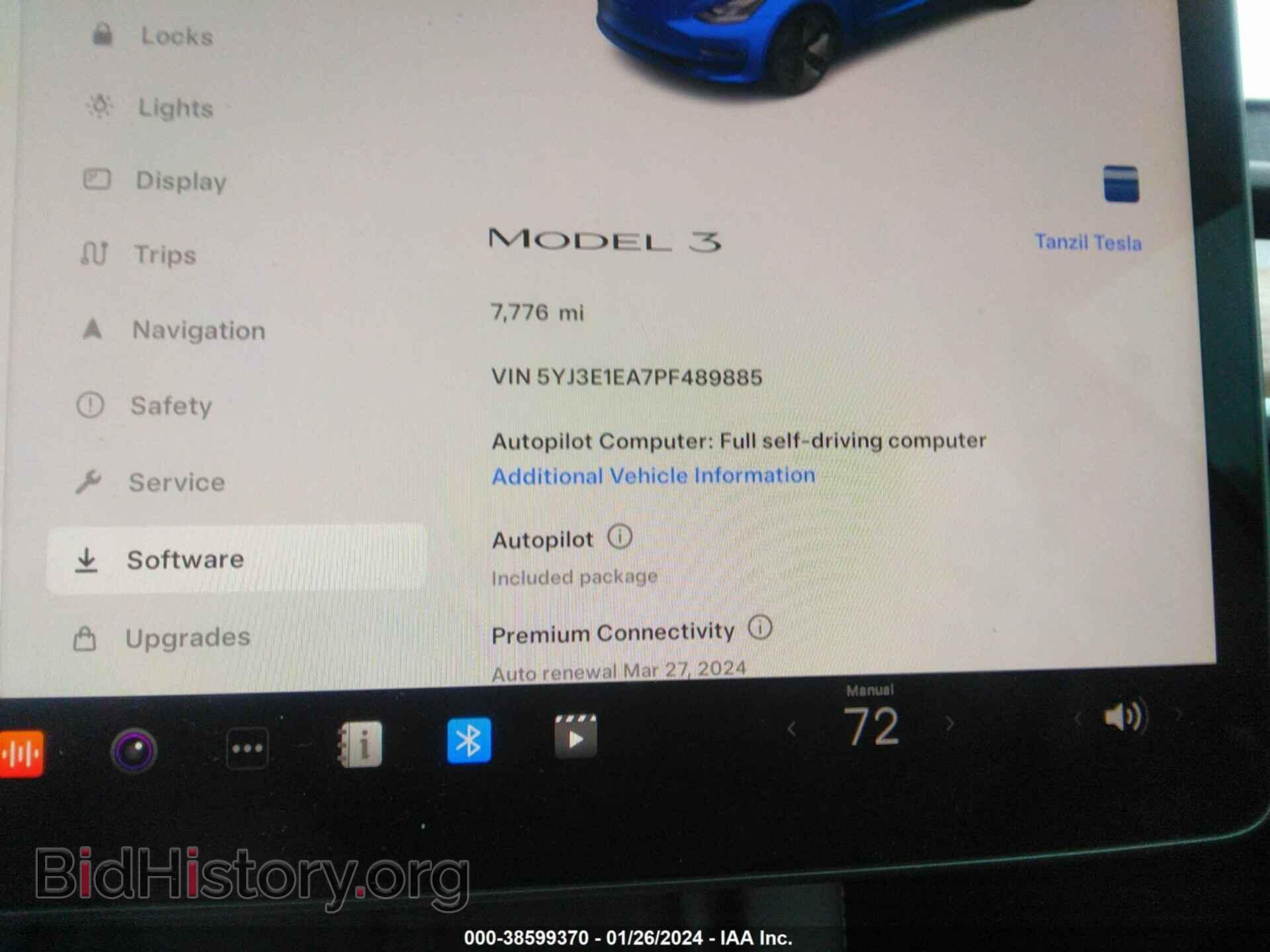 2023 TESLA MODEL 3 - VIN: 5YJ3E1EA7PF489885 - Фото 7