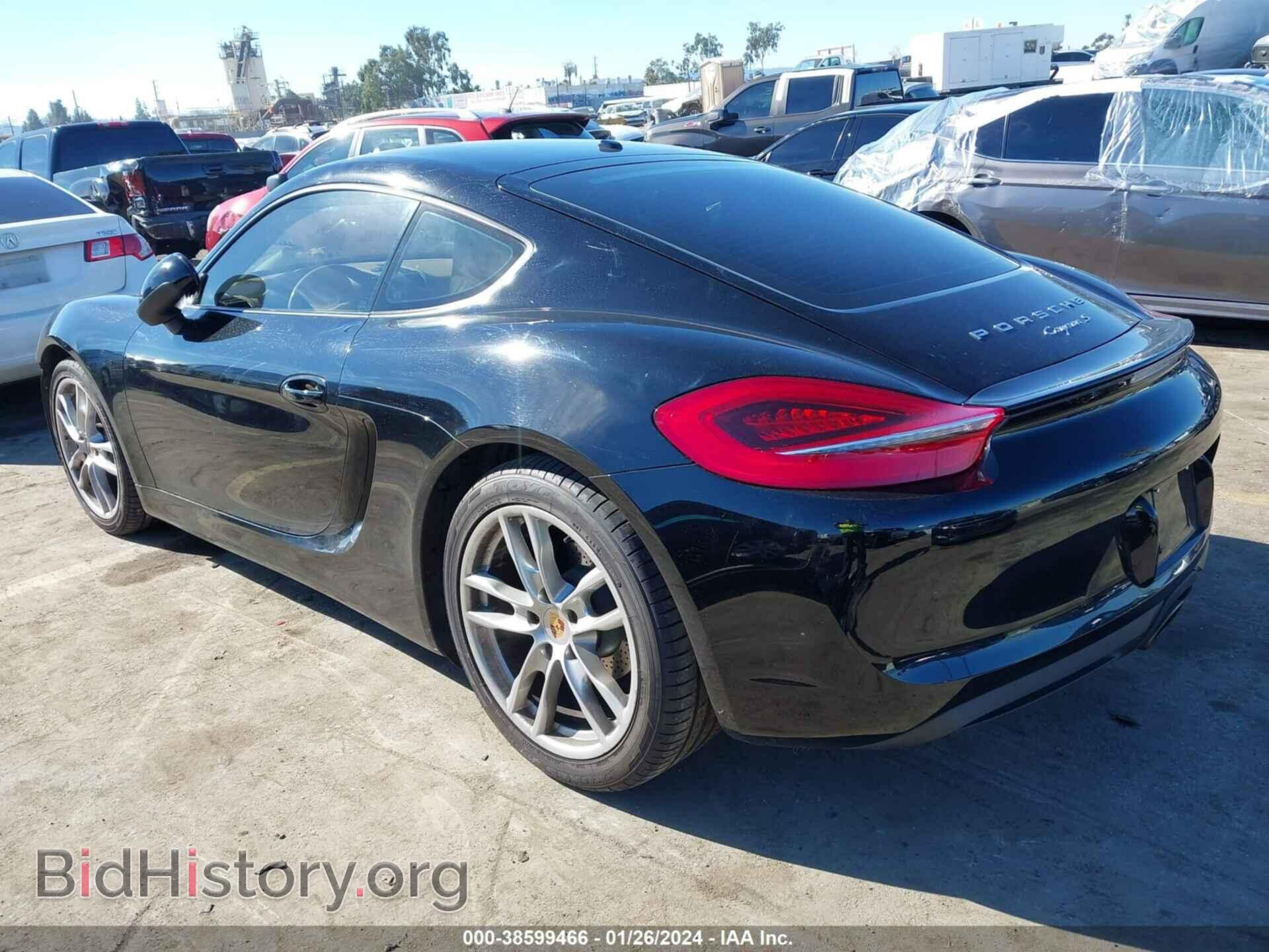 2014 PORSCHE CAYMAN - VIN: WP0AA2A88EK171849 - Фото 3