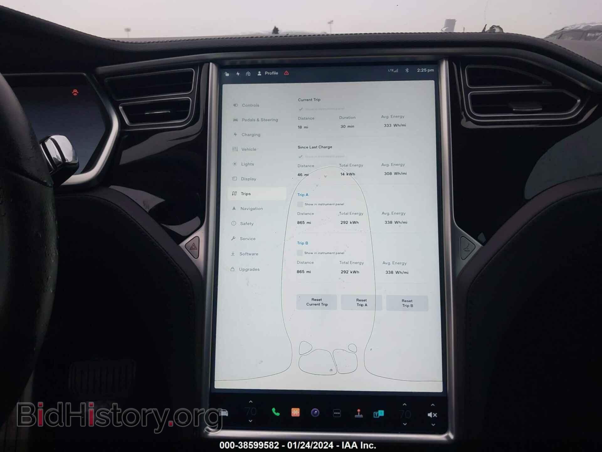 2013 TESLA MODEL S - VIN: 5YJSA1DNXDFP27025 - Фото 7