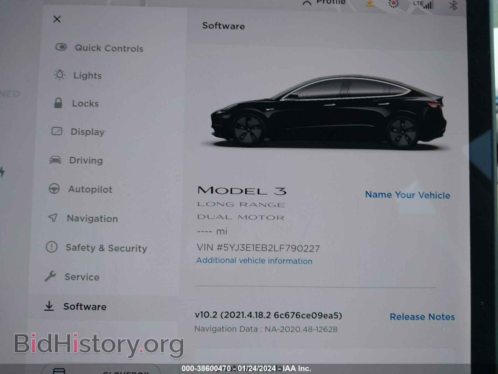 2020 TESLA MODEL 3 - VIN: 5YJ3E1EB2LF790227 - Фото 7