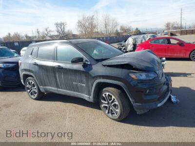 2022 Jeep COMPASS Limited 4X4, черный — VIN 3C4NJDCB2NT149995, IAAI