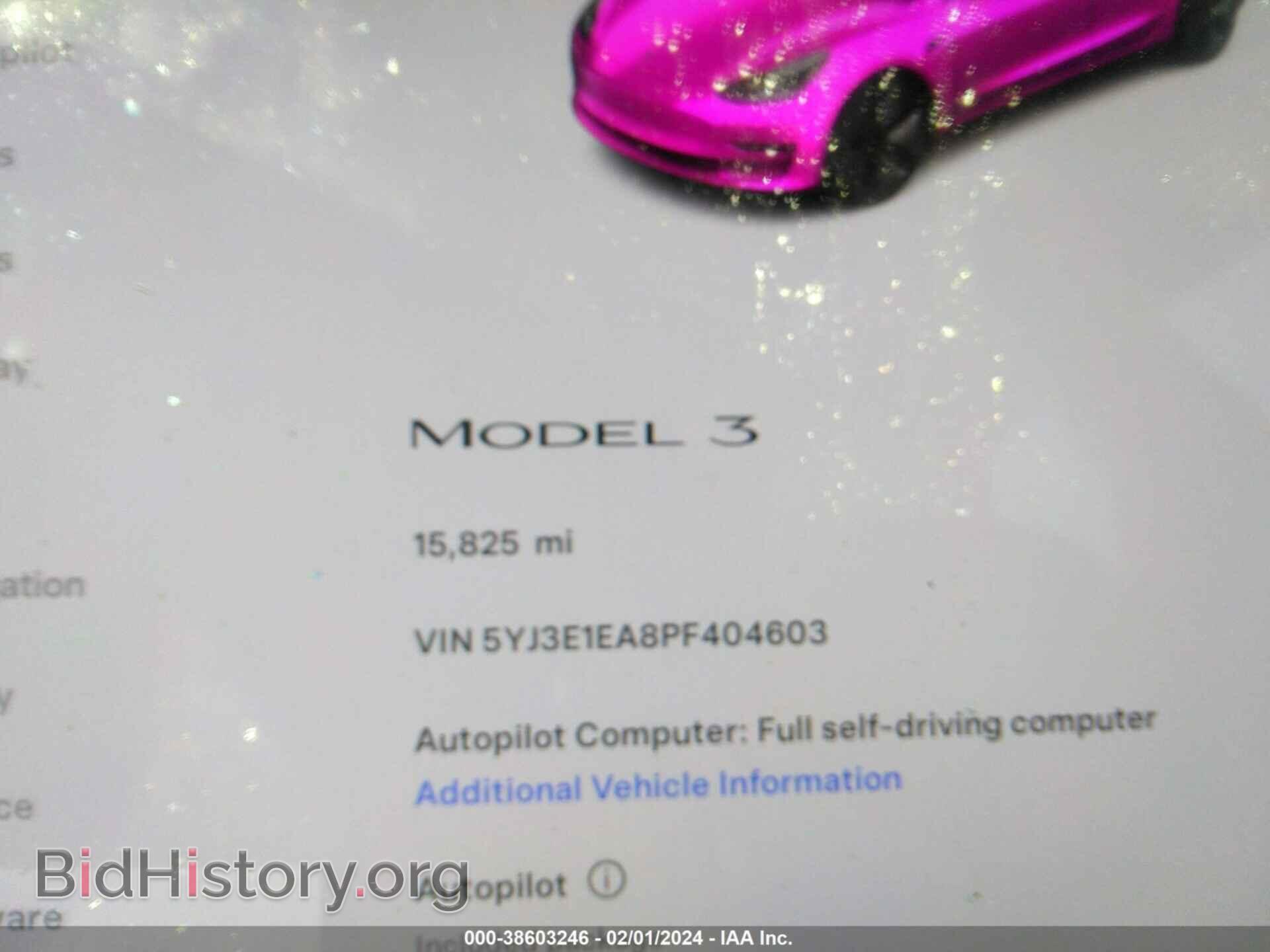 2023 TESLA MODEL 3 - VIN: 5YJ3E1EA8PF404603 - Фото 7