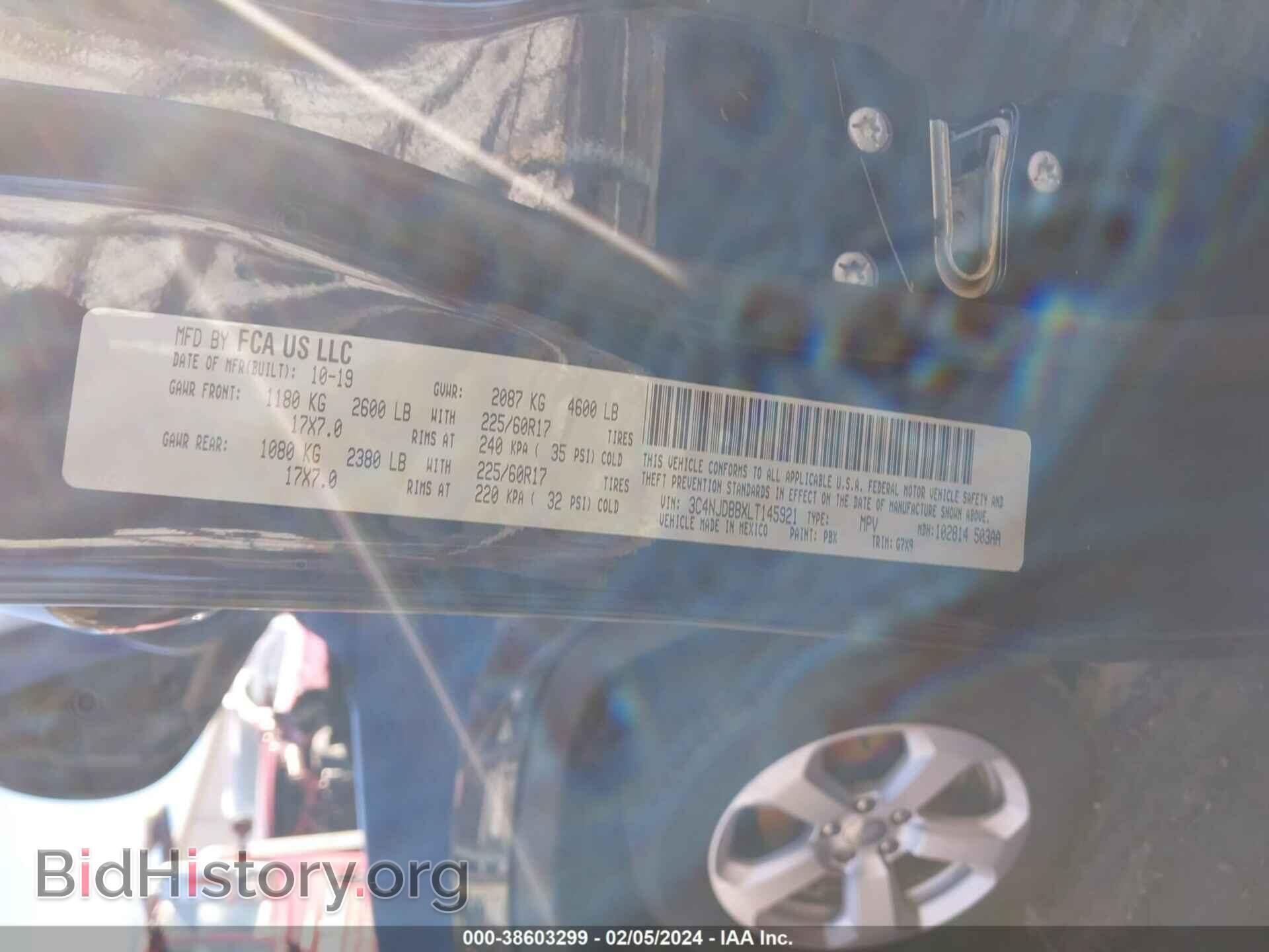 2020 JEEP COMPASS - VIN: 3C4NJDBBXLT145921 - Photo 9
