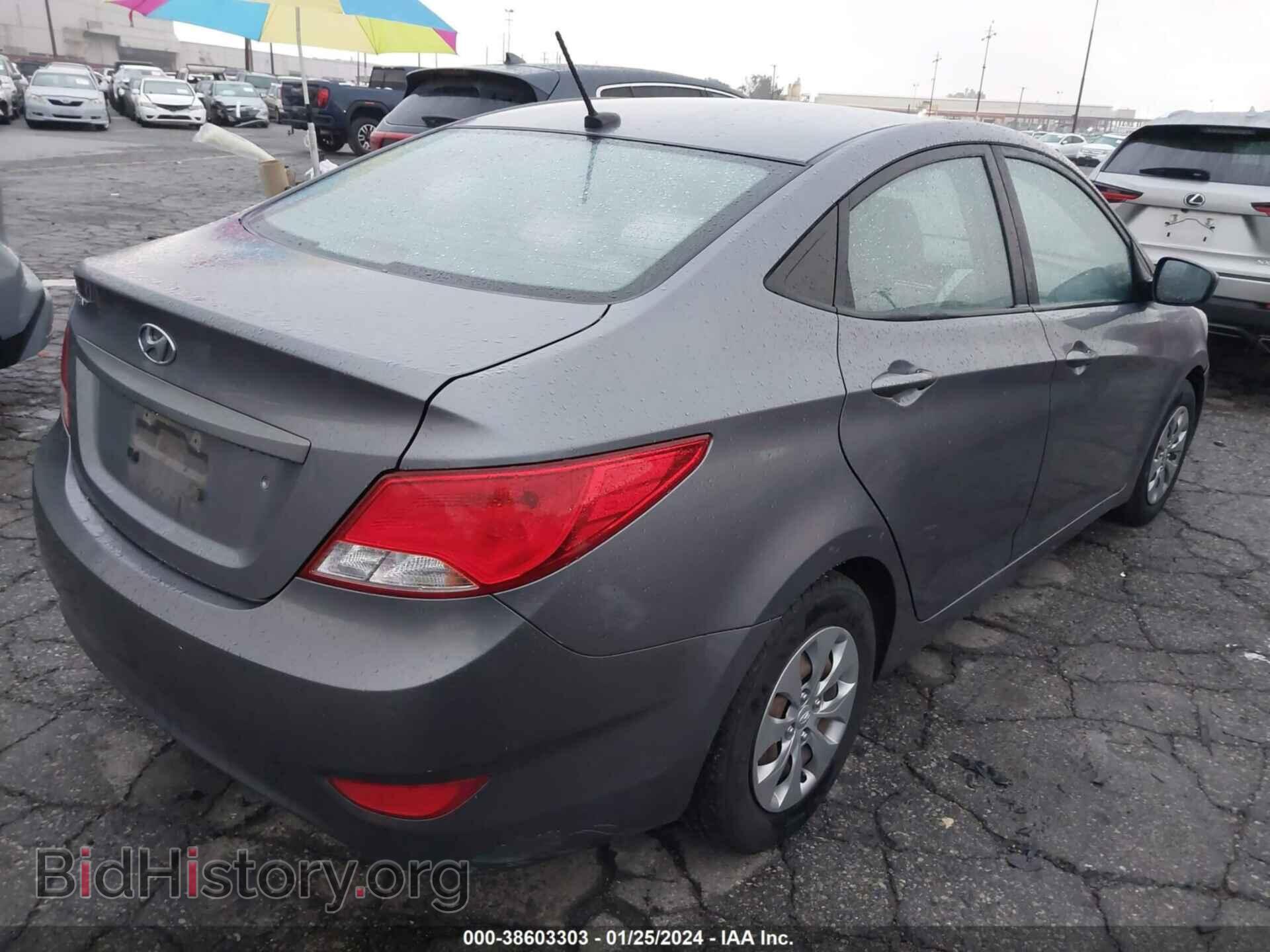 2016 HYUNDAI ACCENT - VIN: KMHCT4AE1GU124332 - Фото 4