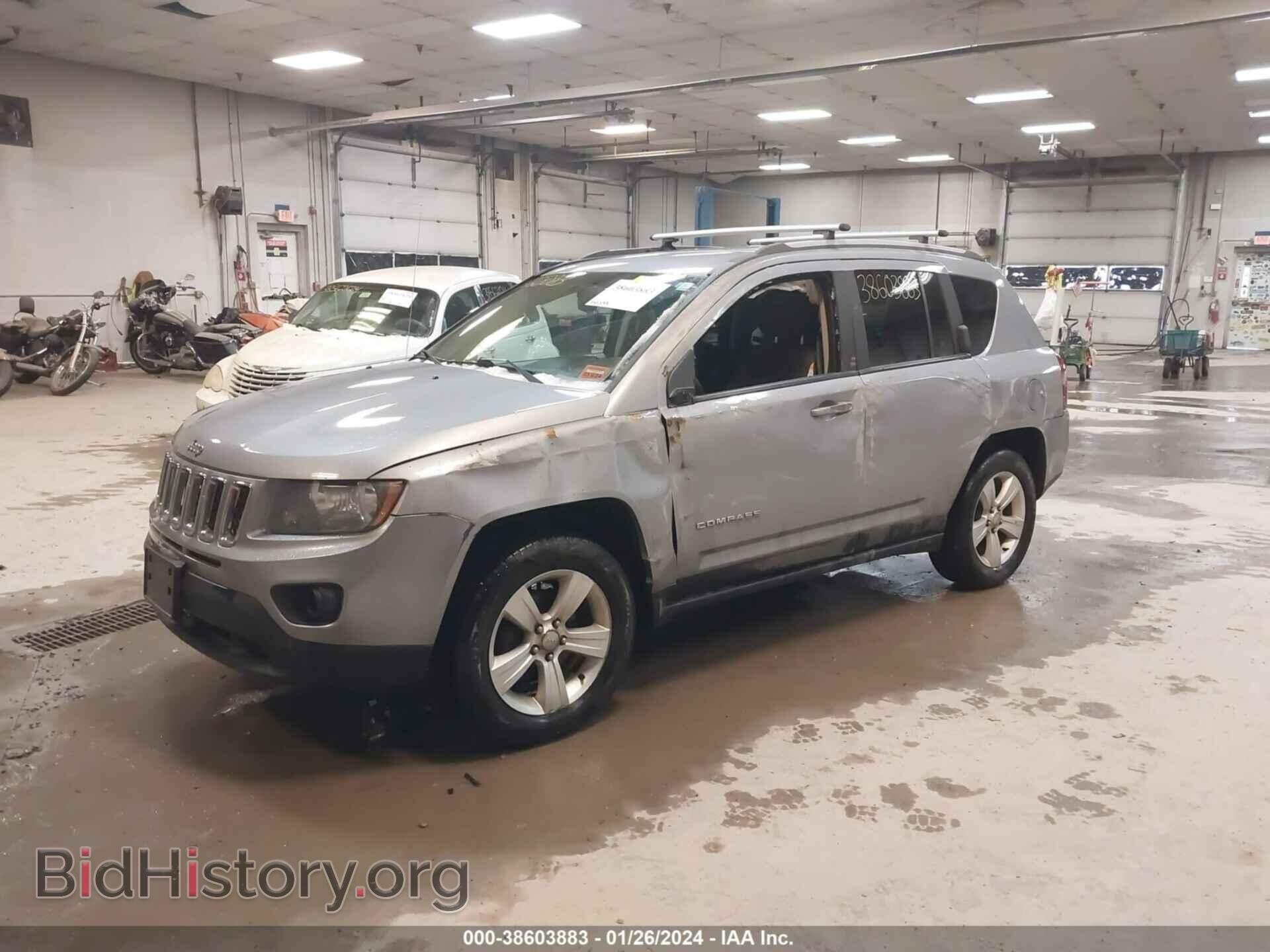 2016 JEEP COMPASS - VIN: 1C4NJDBB4GD610351 - Фото 2