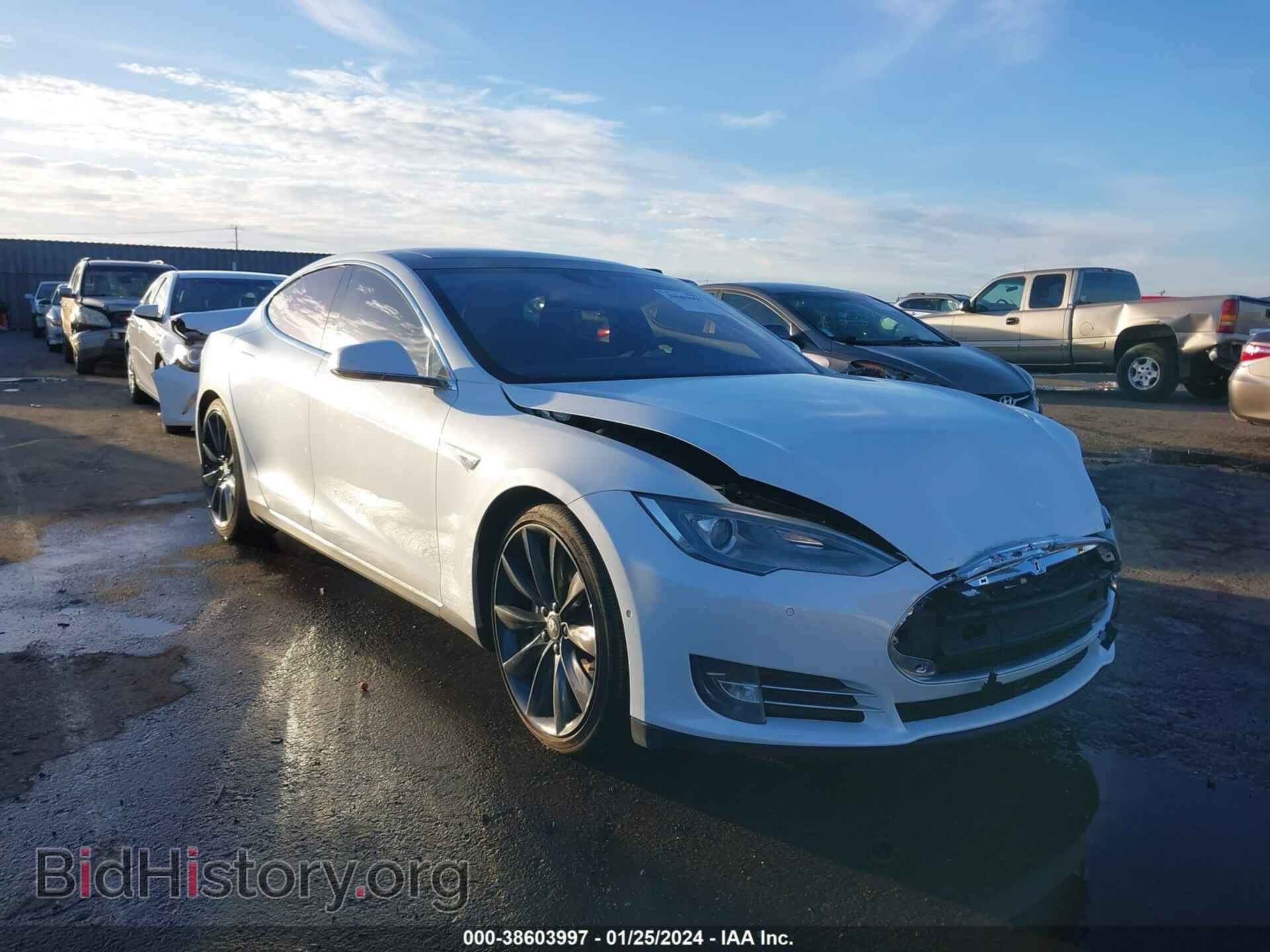 Photo 5YJSA1E28FF109502 - TESLA MODEL S 2015