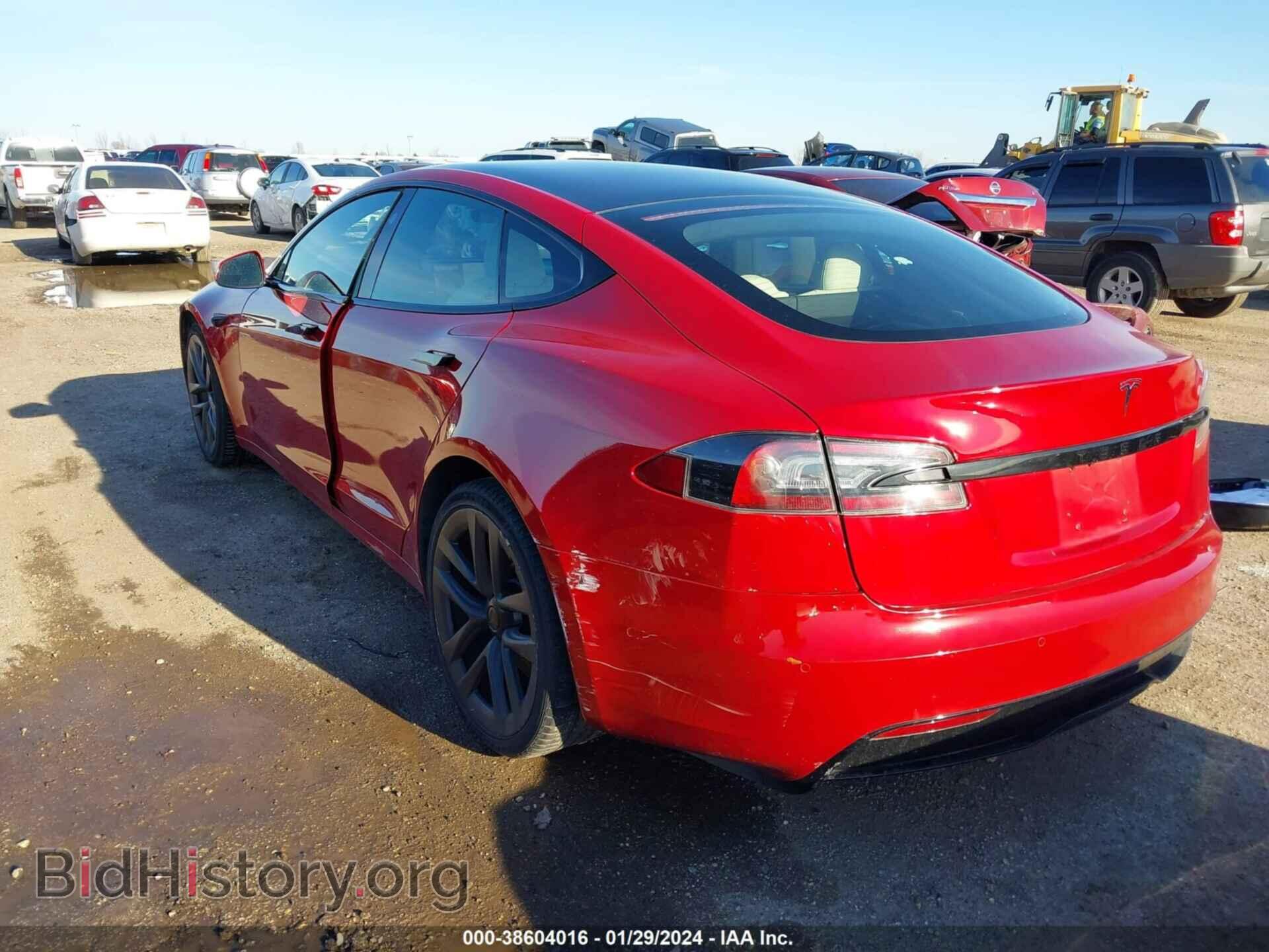 2021 TESLA MODEL S - VIN: 5YJSA1E53MF438082 - Фото 3