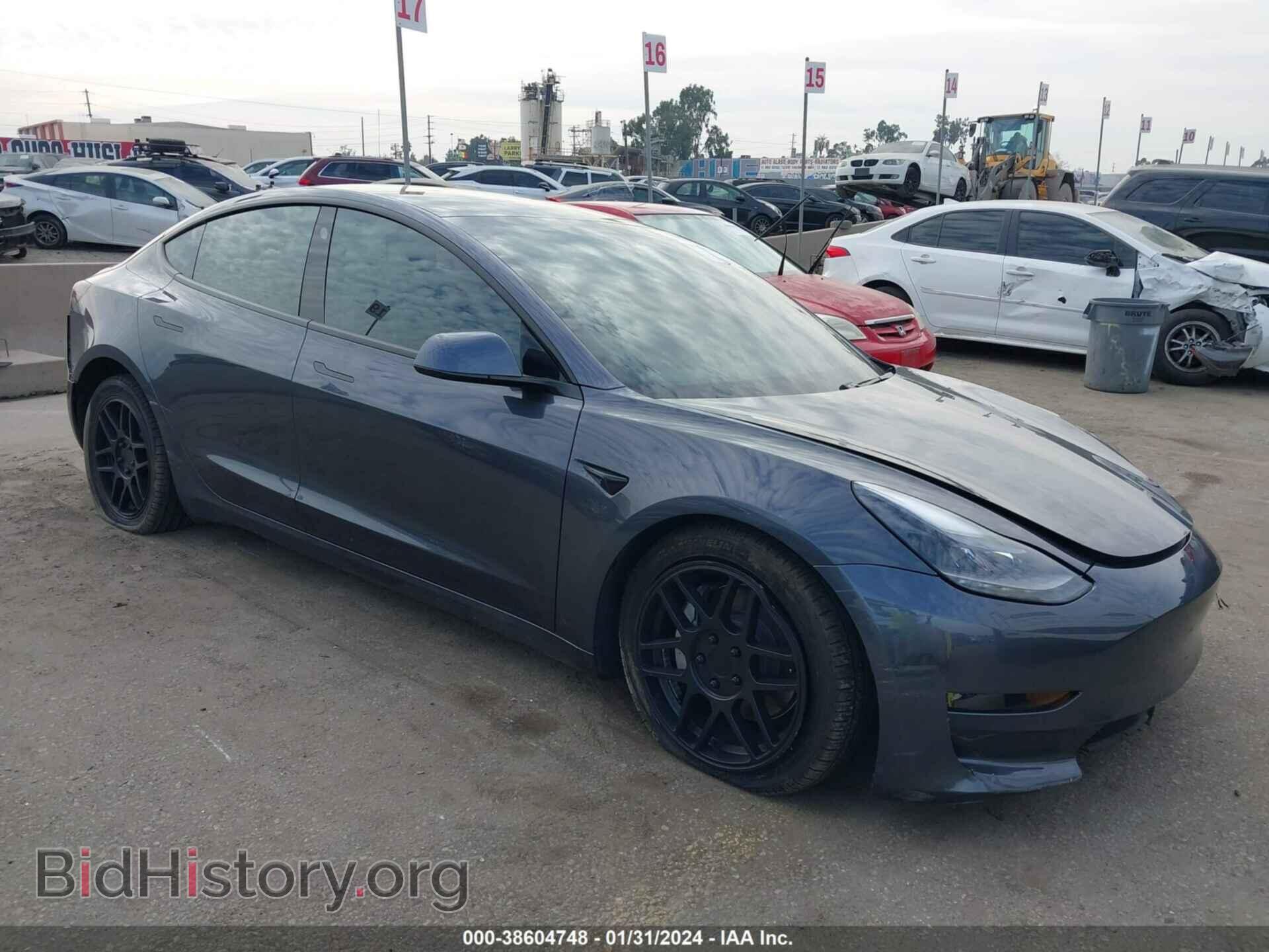 Photo 5YJ3E1EA1MF052167 - TESLA MODEL 3 2021
