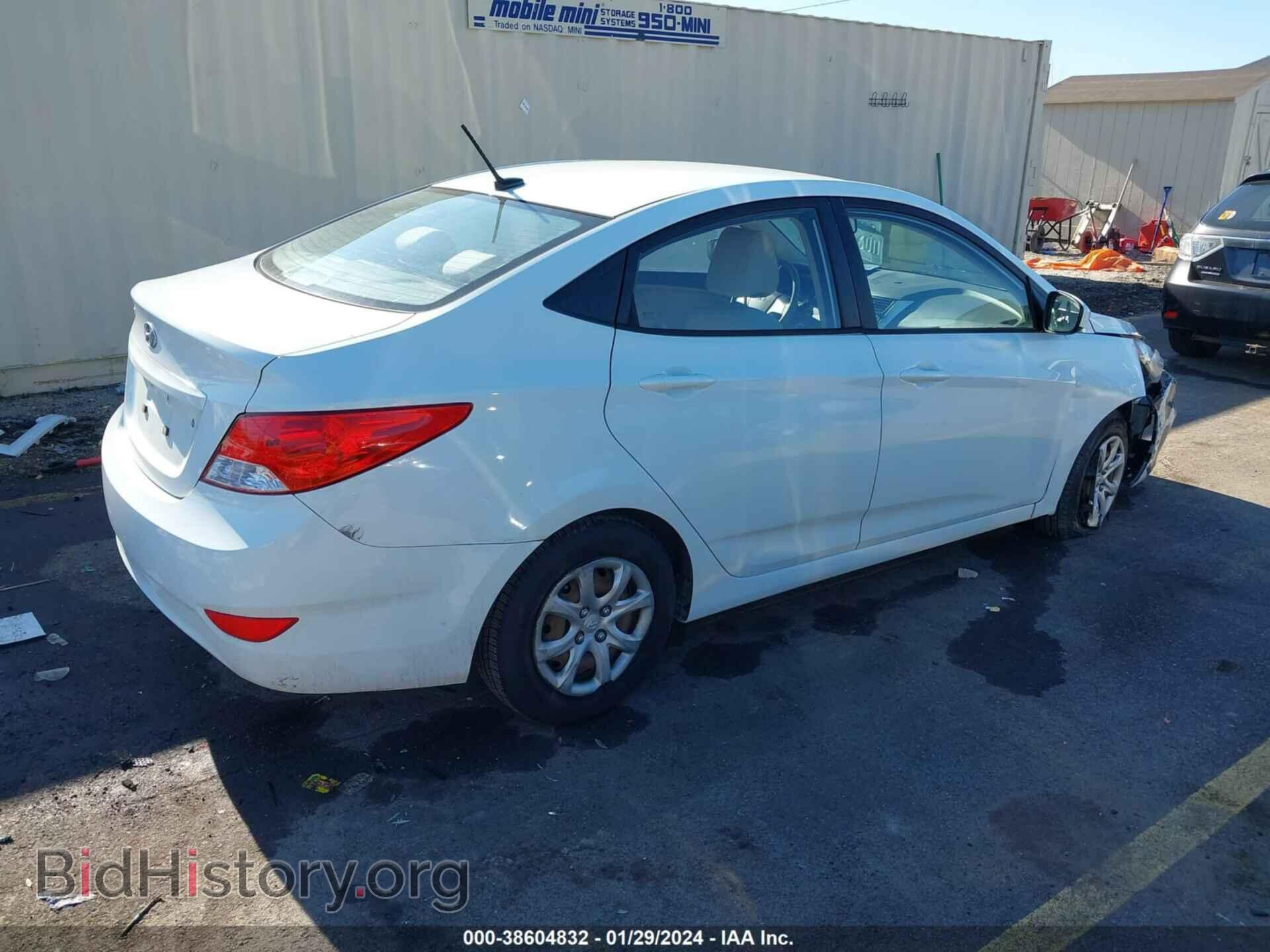 2012 HYUNDAI ACCENT - VIN: KMHCT4AE9CU242347 - Фото 4