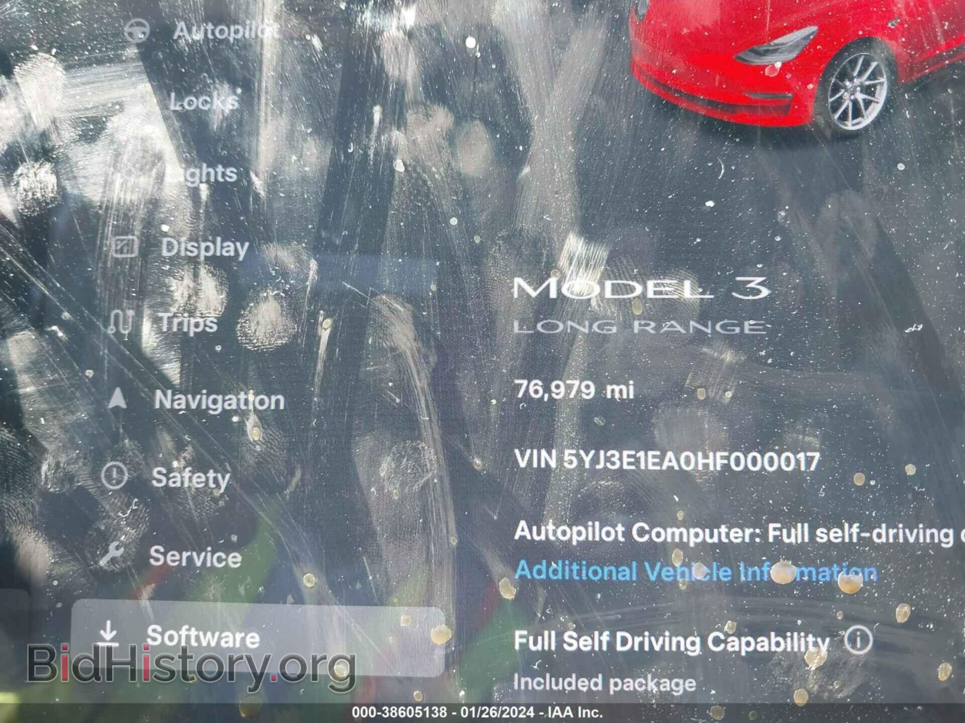 2017 TESLA MODEL 3 - VIN: 5YJ3E1EA0HF000017 - Фото 7