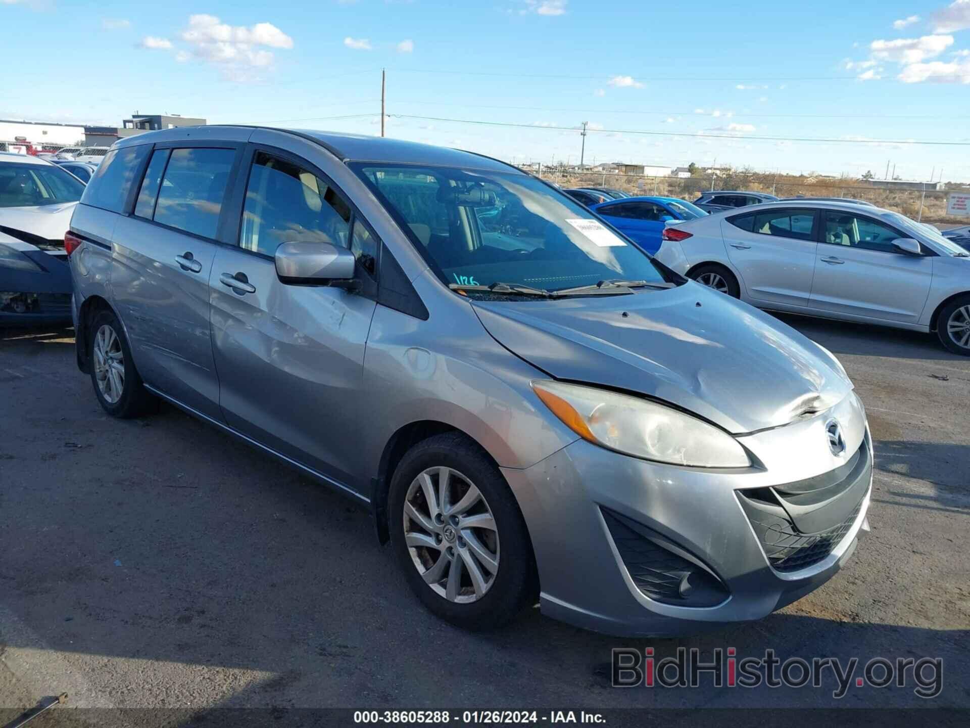 Photo JM1CW2BL7C0105718 - MAZDA MAZDA5 2012