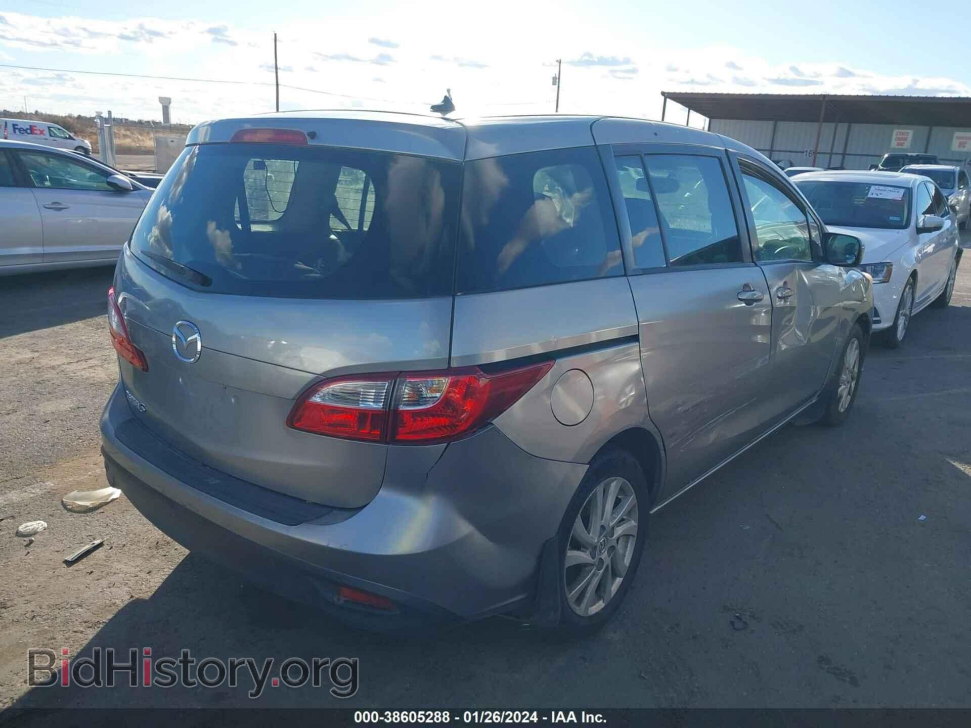 2012 MAZDA MAZDA5 - VIN: JM1CW2BL7C0105718 - Фото 4